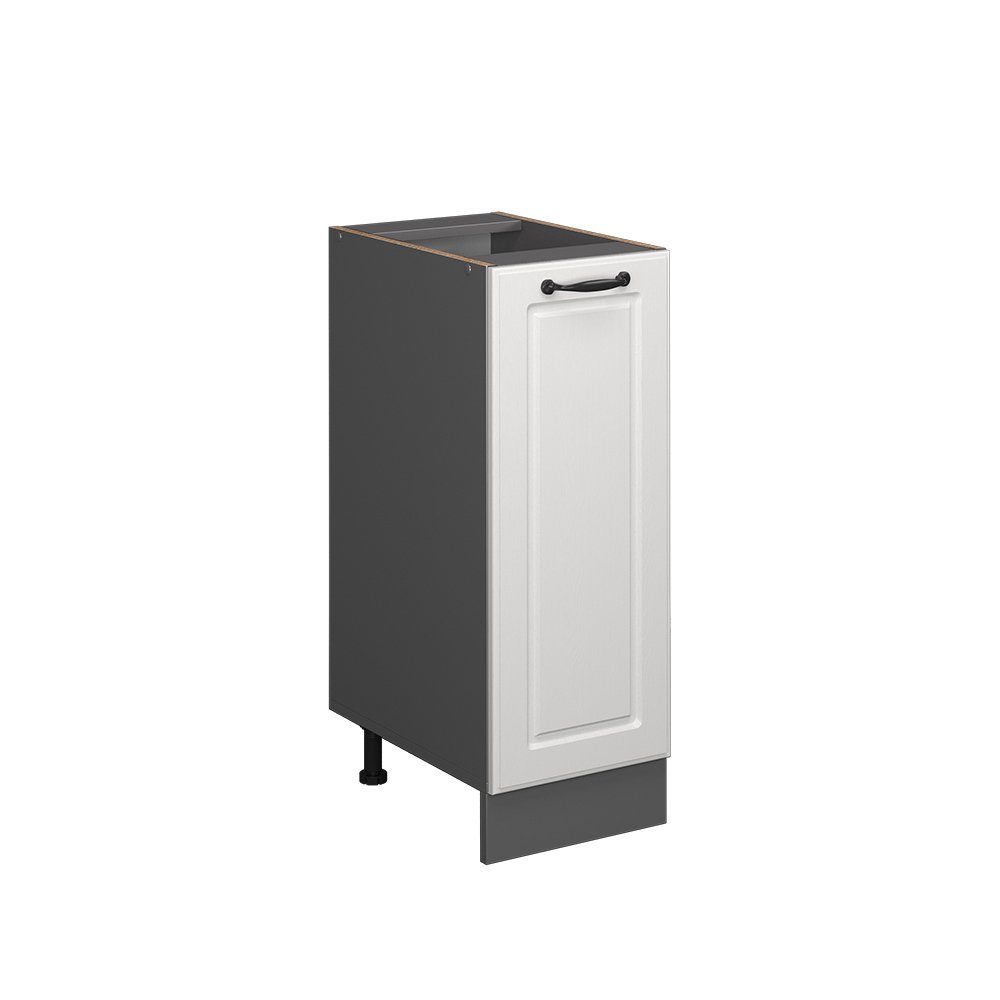 Vicco Apothekerschrank R-Line, Weiß Landhaus/Anthrazit, 30 günstig online kaufen