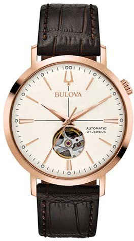 Bulova Mechanische Uhr 97A136, Armbanduhr, Herrenuhr, Automatik