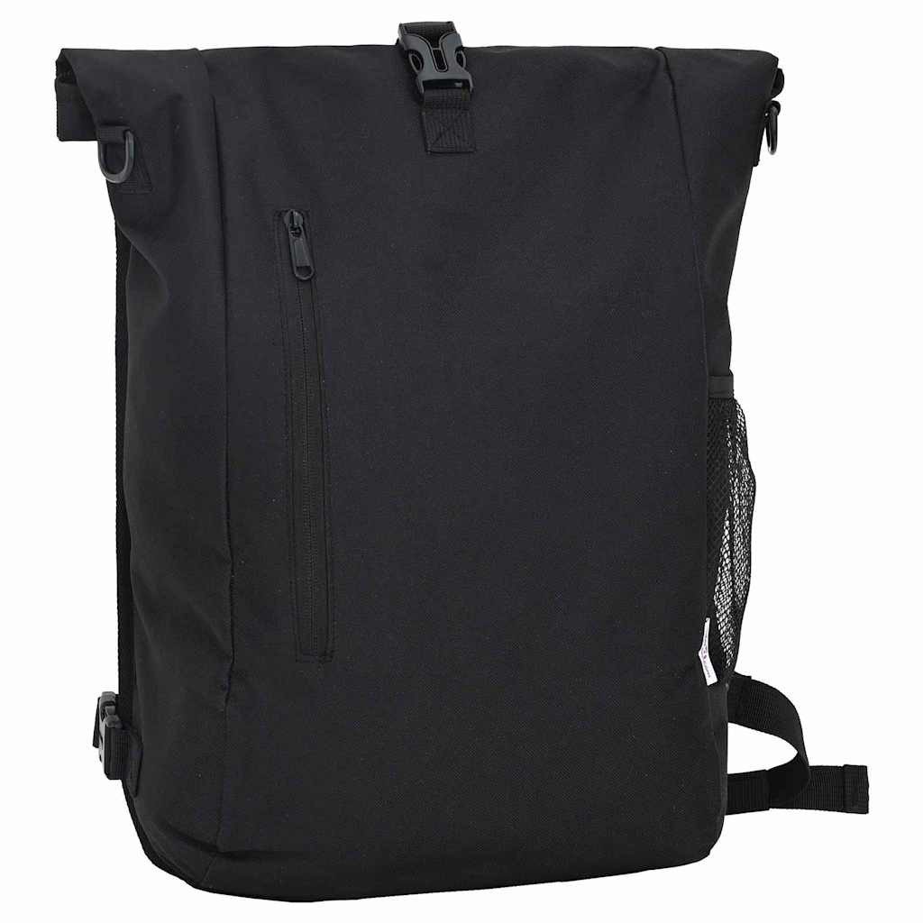 vidaXL Fahrradsattel Fahrradtasche Schwarz 31 x 13 x 58 cm Polyester (1-tlg)
