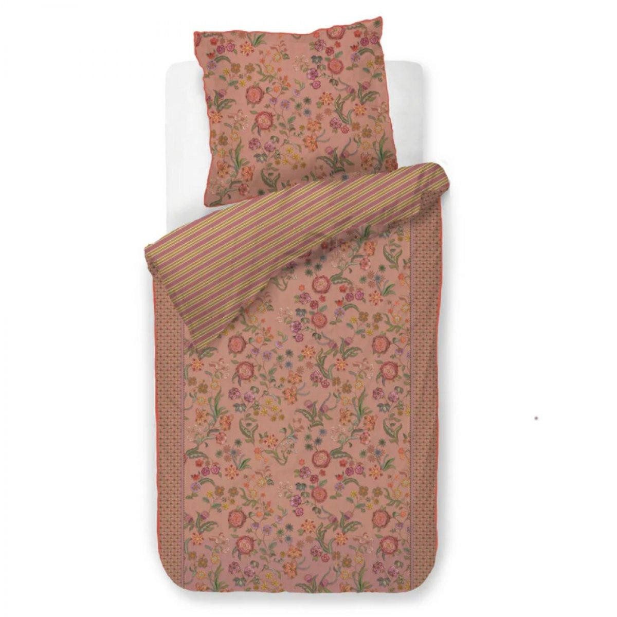 PiP Studio Bettwäsche Bettwäsche-Set Coco Flower Coral (155x220cm)