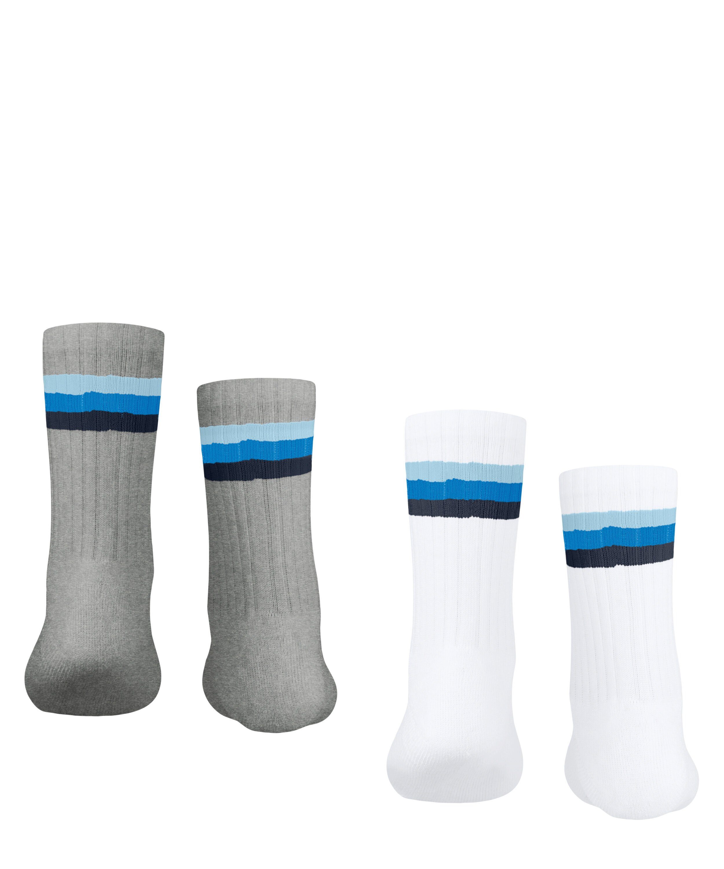 2-Pack (2-Paar) sortiment (0070) Esprit Stripe Tennis Socken