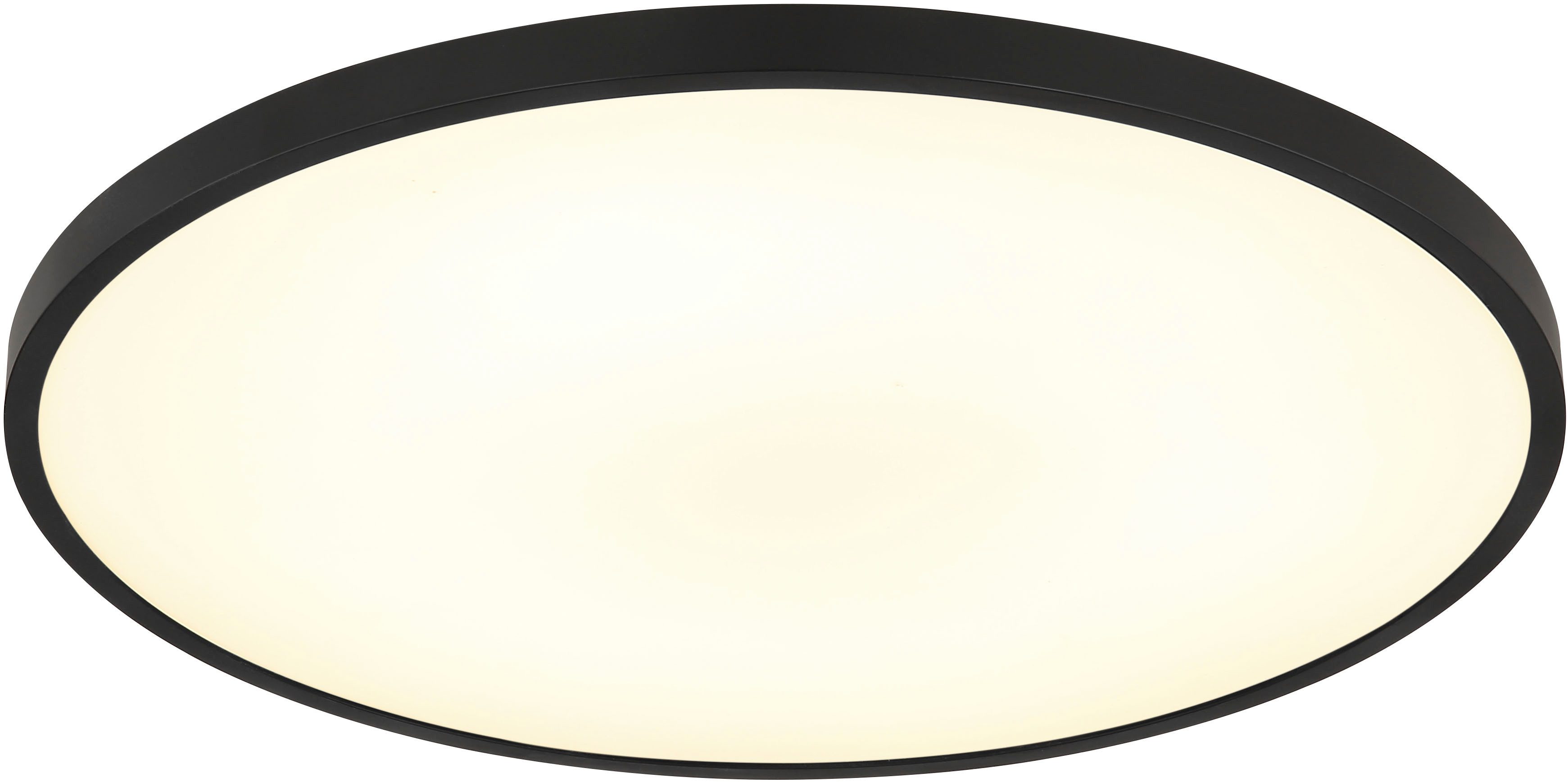 GLOBO LIGHTING Deckenleuchte NIELSEN, LED fest integriert, Warmweiß, Deckenlampe Wohnzimmer-Leuchte Schlafzimmer-Leuchte Flur Küche