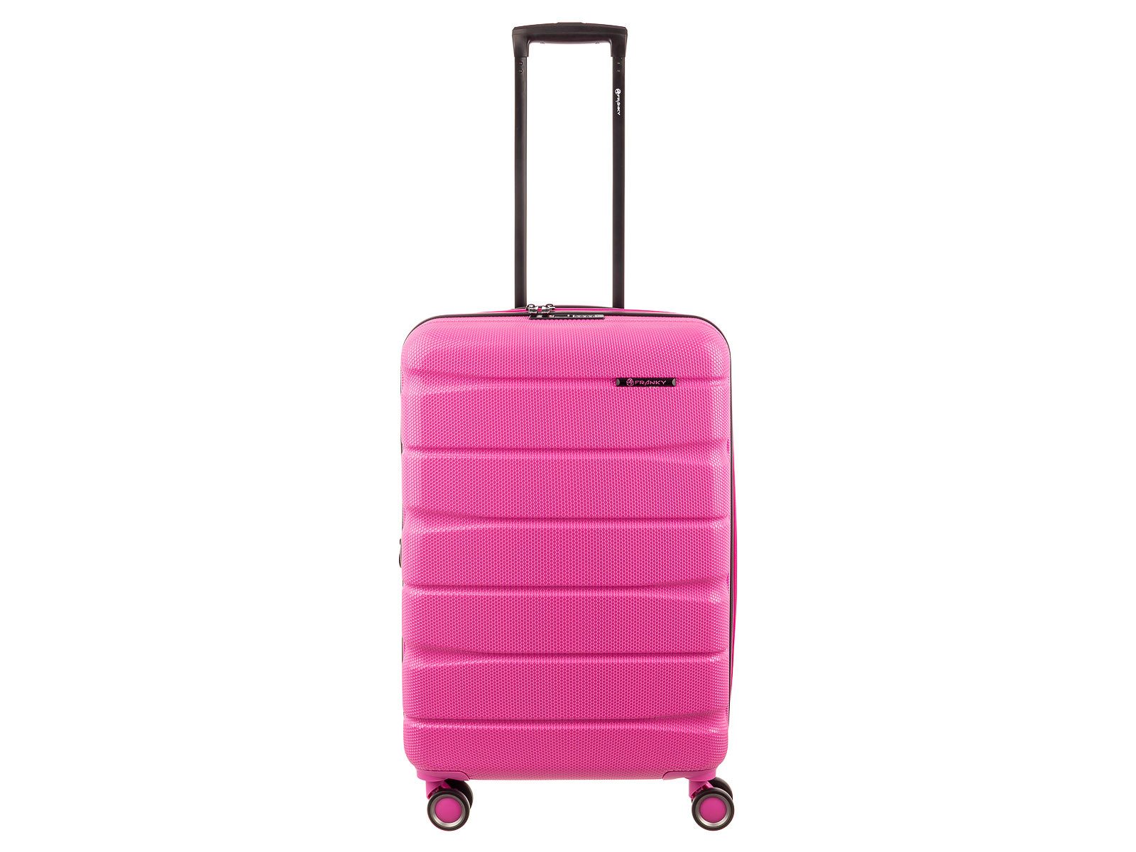 Franky Handgepäckkoffer ABS13 66er Trolley Hartschale, 4 Rollen, Dehnfalte