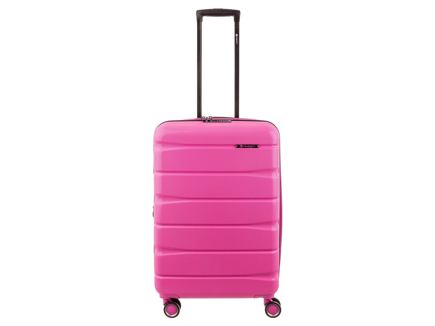 Franky Handgepäckkoffer ABS13 66er Trolley Hartschale, 4 Rollen, Dehnfalte