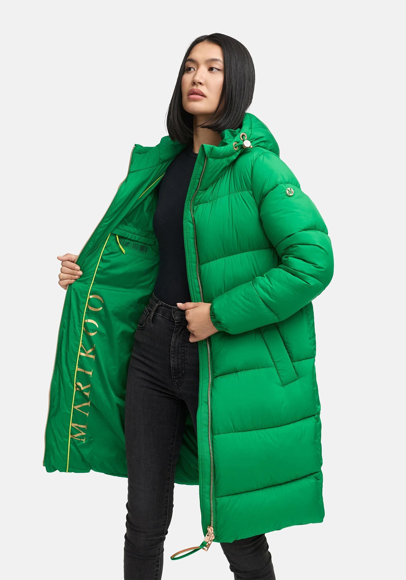 Marikoo Winterjacke Nomadiaa Lange Damen Winterjacke – Bild 3 von 5