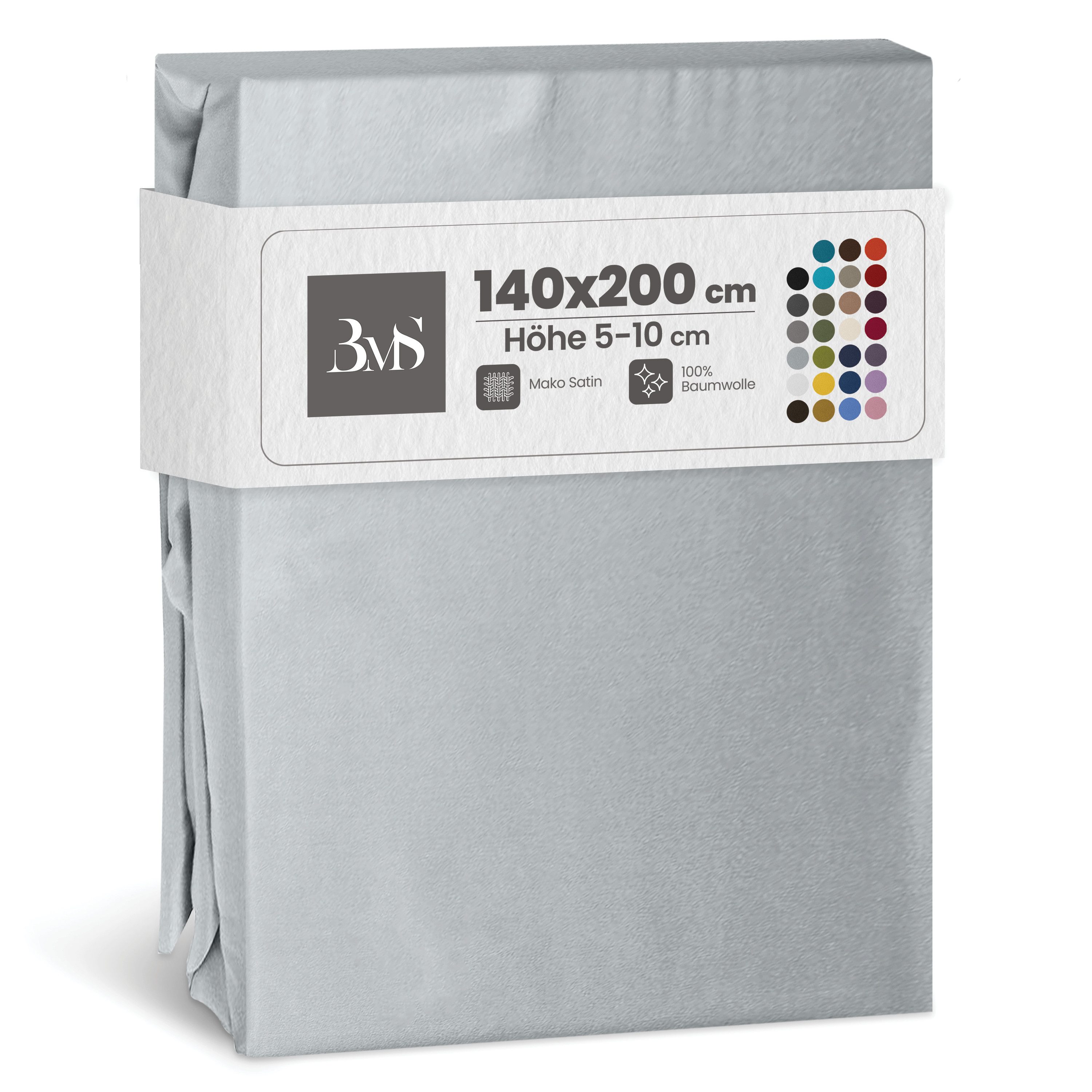 BETTWAESCHE-MIT-STIL Spannbettlaken Mako Satin Spannbettlaken, Topper 5-10 günstig online kaufen