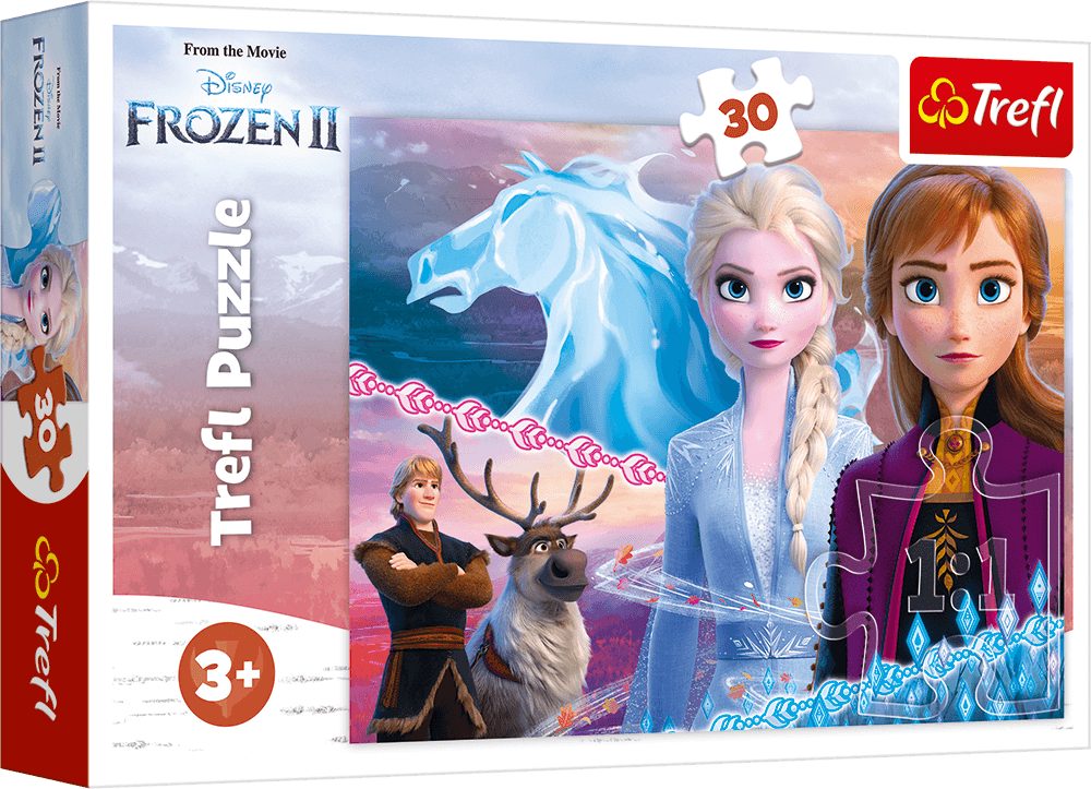 Trefl Puzzle Disney Frozen 2 Der Mut der Schwestern Puzzle, 30 Puzzleteile