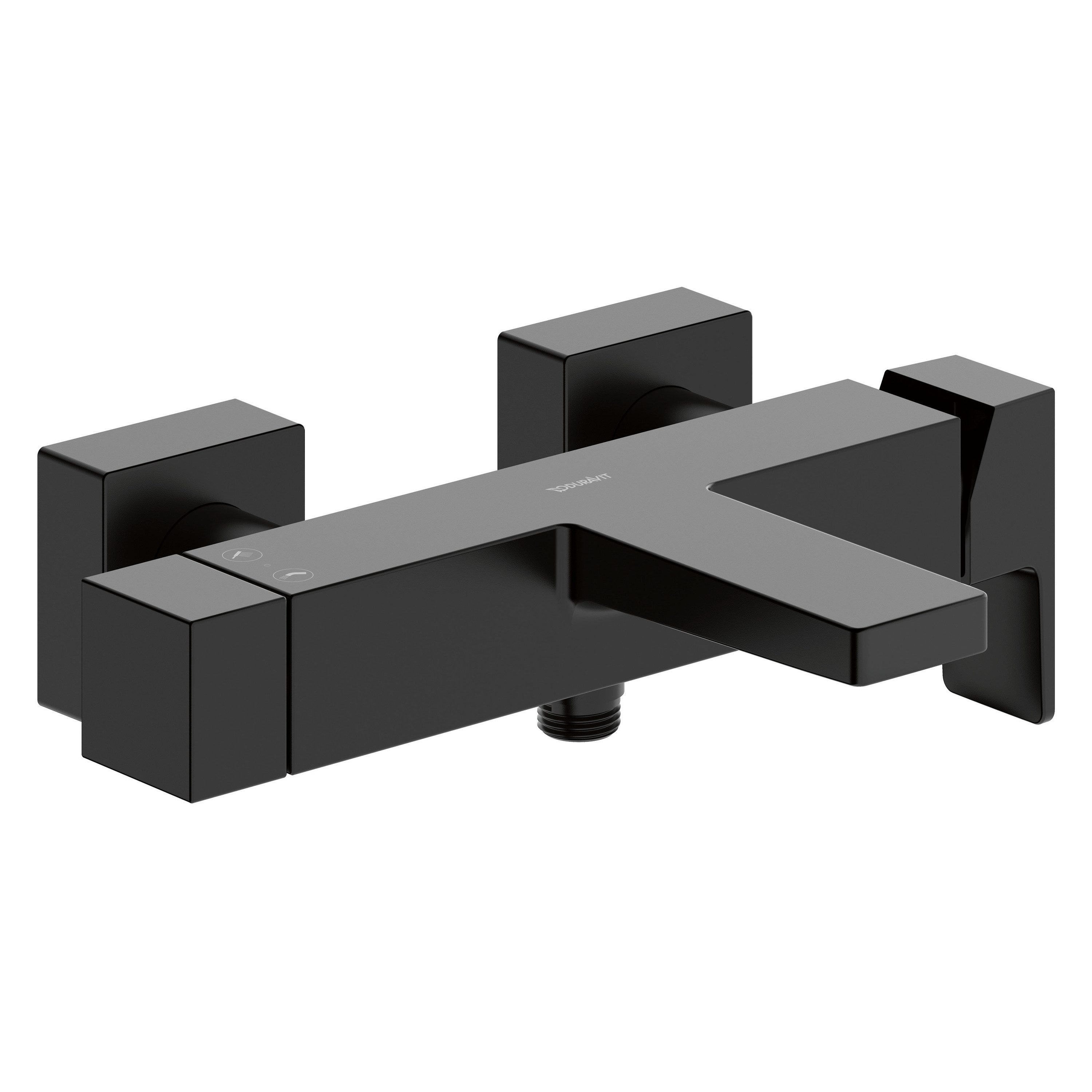 Duravit Wannenarmatur Manhattan Schwarz Wanne AP Wannenarmatur Aufputz Manhattan Schwarz matt