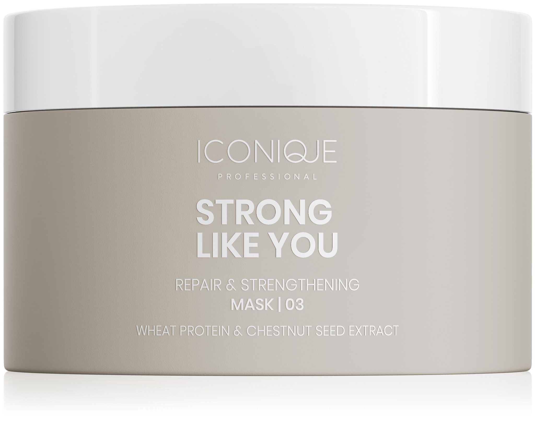 ICONIQUE Professional Haarmaske STRONG LIKE YOU Maske – repariert & stärkt geschädigtes Haar