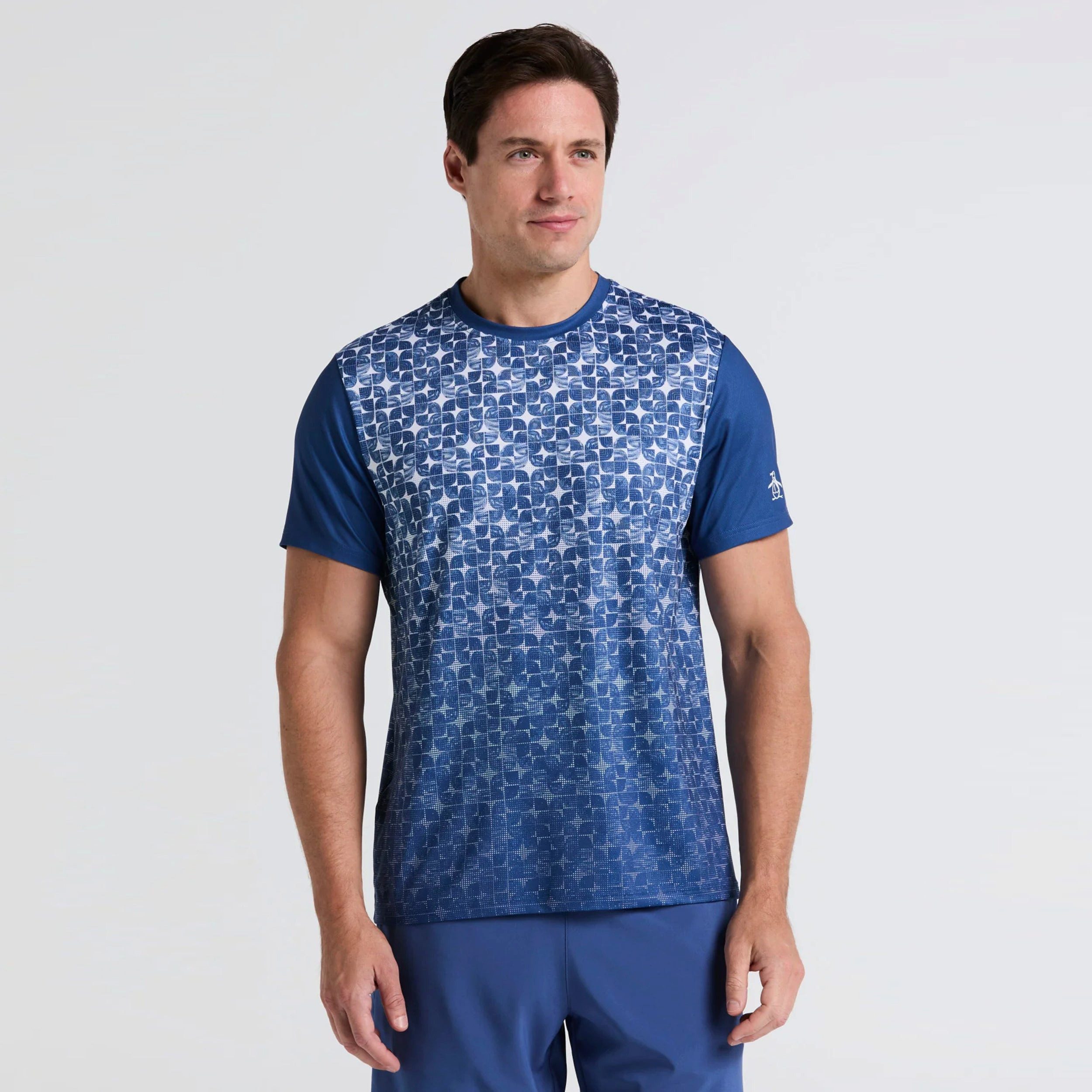 Original Penguin T-Shirt Performance Crew Block