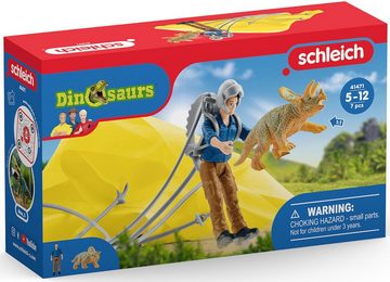 Schleich® Spielfigur DINOSAURS, Dino Fallschirmrettung (41471)