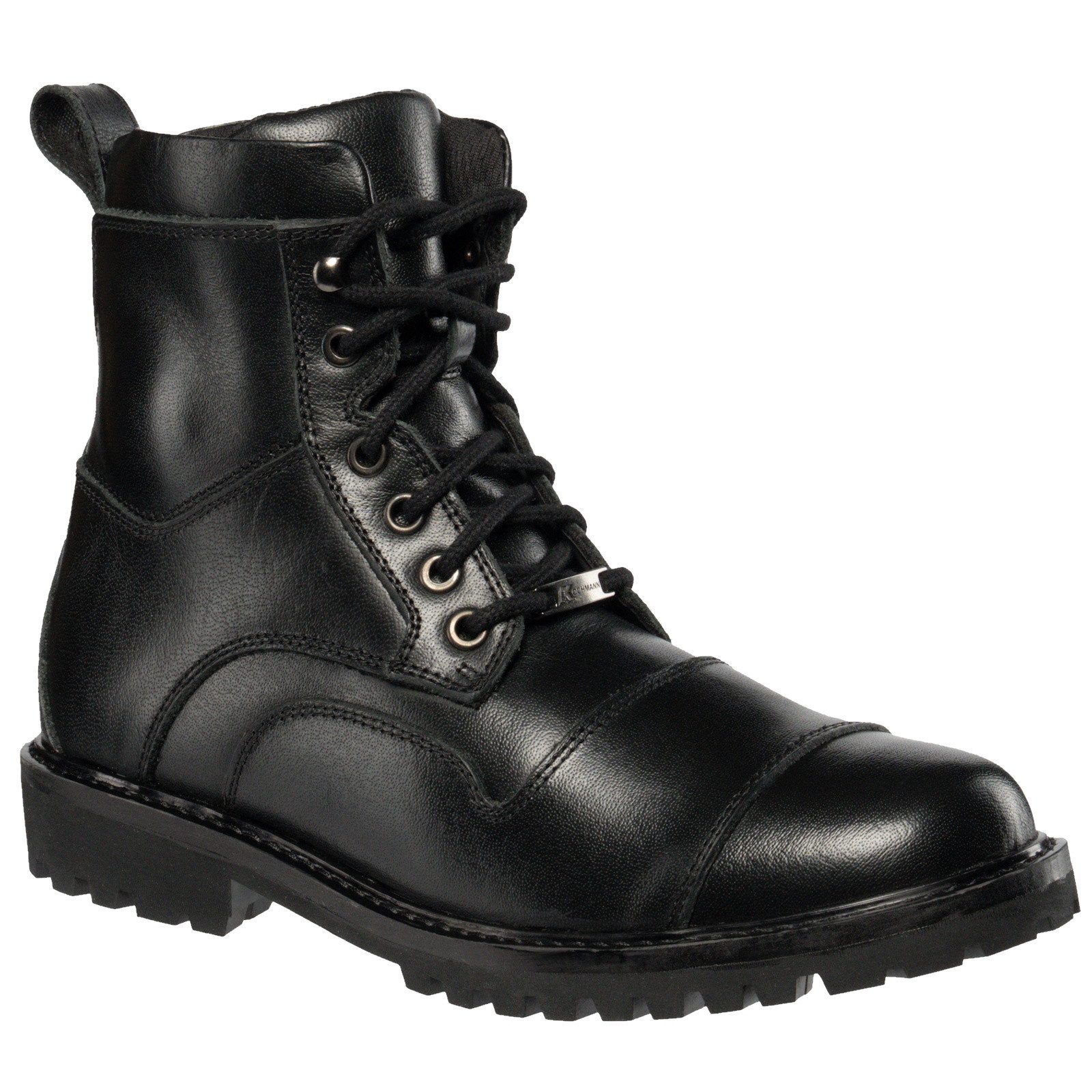Kochmann Boots Kochmann Palermo Motorradstiefel Schwarz 42 Motorradstiefel (Packung, Antistatische und Öl- und Benzinfeste Sohle)