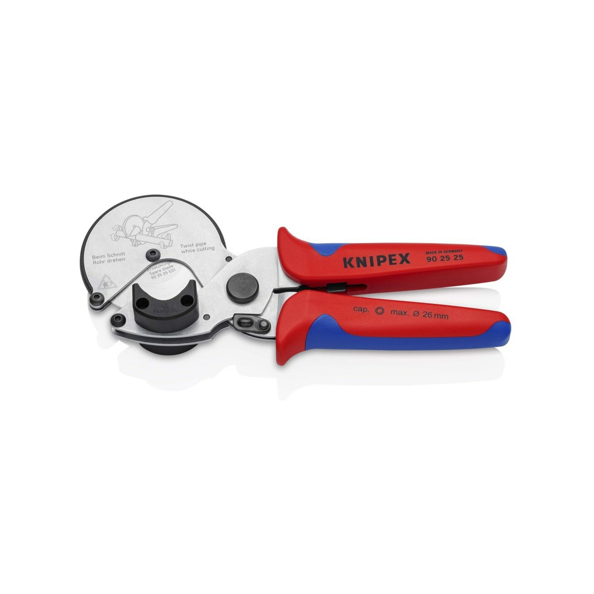 Knipex Rohrschneider KNIPEX 90 25 25 Rohrschneider für Verbund- und Kunststoffrohre mit