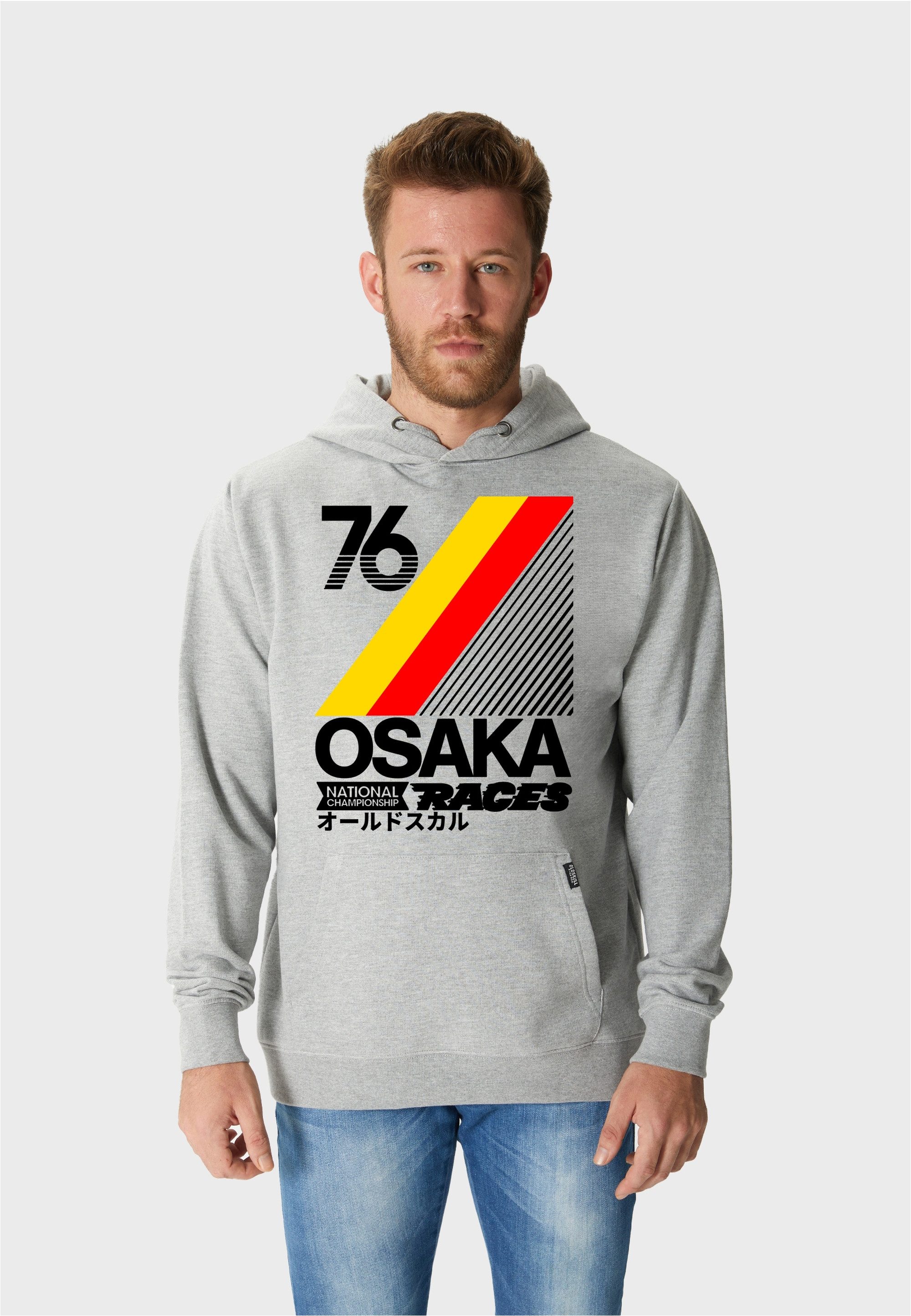 Oldskull Kapuzensweatshirt Retro Japan City (1-tlg) mit coolem Print