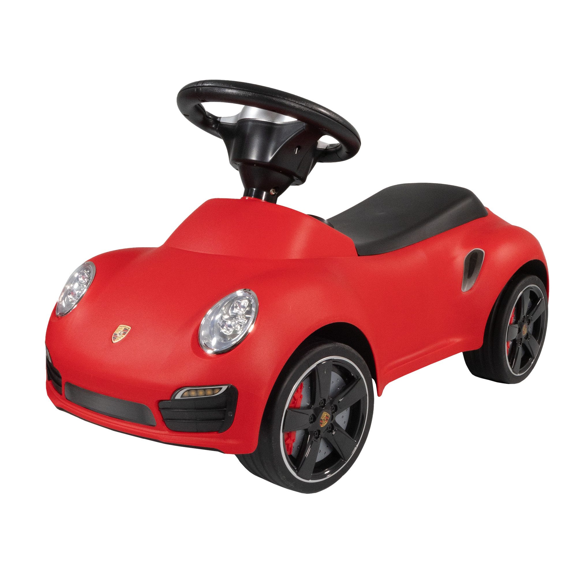 Rutscherauto Rutschauto Porsche 911, Kinderfahrzeug mit Hupe und Überschlagschutz