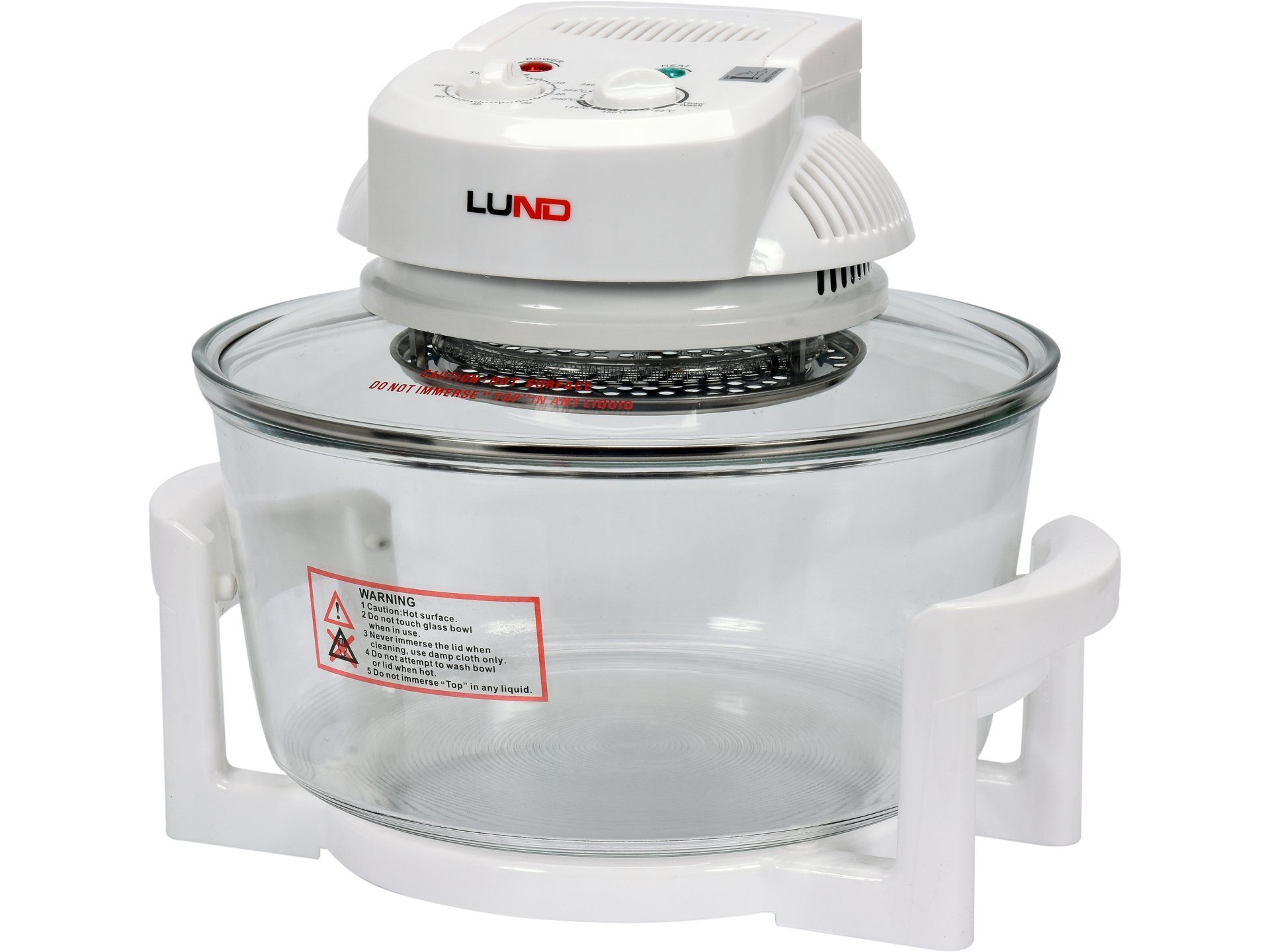 Lund Schongarer KOMBIWAR HALOGENOWY 17L BIAŁY, 1400 W, Halogen-Kombi-Dampfgarer 17 l Weiß