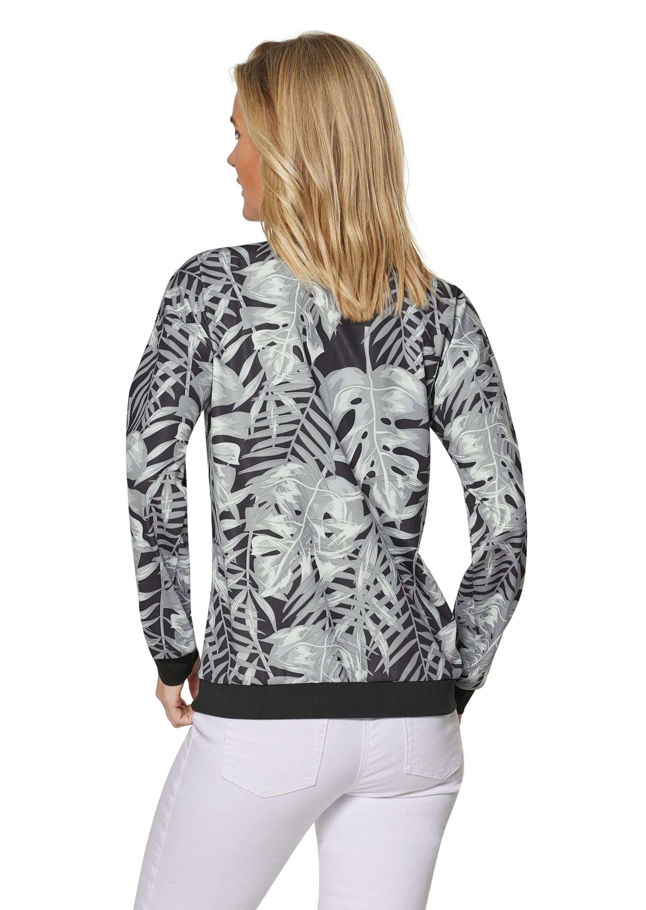 MADELEINE Sweatshirt Sweatshirt mit Blätterprint