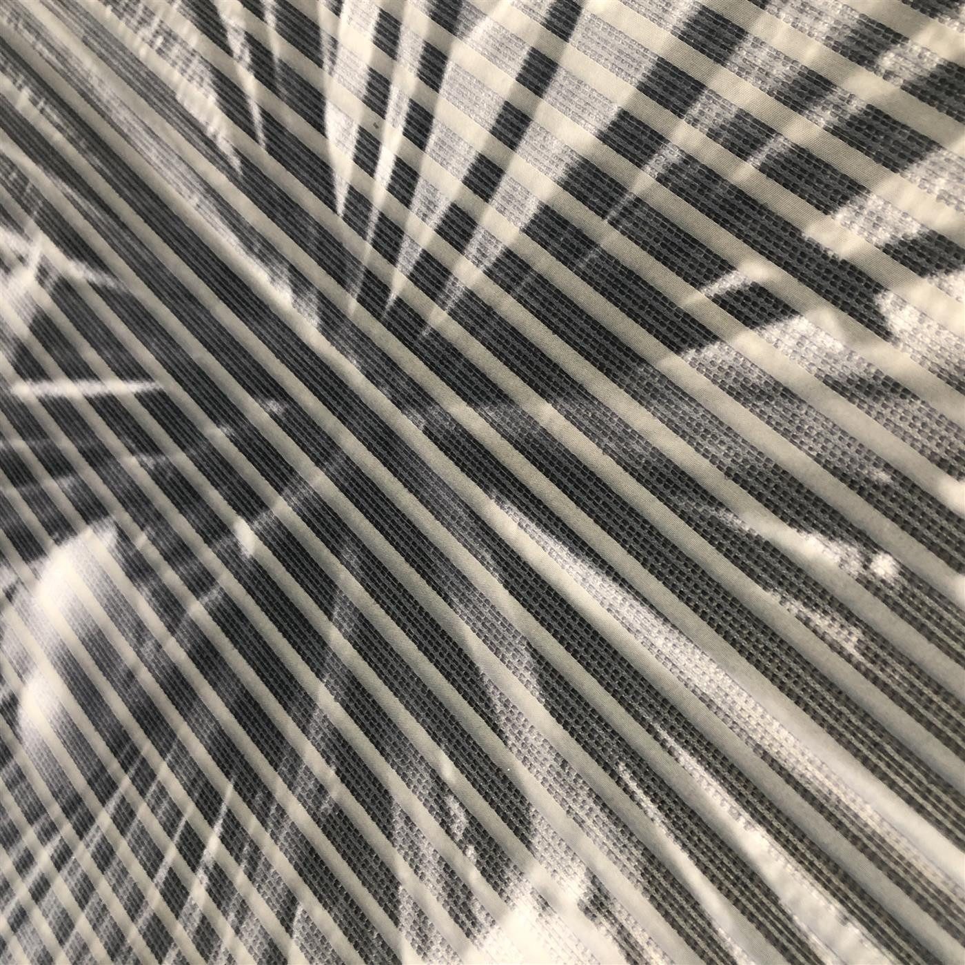 HOME in green Schiebegardine Cintia 3Er Set 245 X 60 cm 3x Schiebevorhang inkl. Paneelwagen Grau (3 St), Kunstfaser, 3x Schiebevorhang inkl. Paneelwagen und Klemmleiste Grau