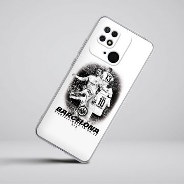 DeinDesign Handyhülle Eintracht Frankfurt Barcelona Offizielles Lizenzprodukt, Xiaomi Redmi 10C Silikon Hülle Bumper Case Handy Schutzhülle