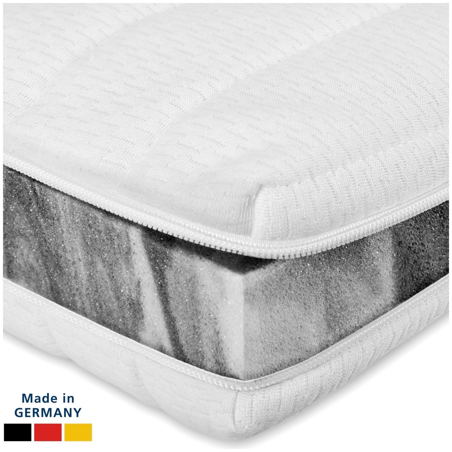 AM Qualitätsmatratzen, Topper fest, Harter Matratzentopper H4, Bezug waschb günstig online kaufen