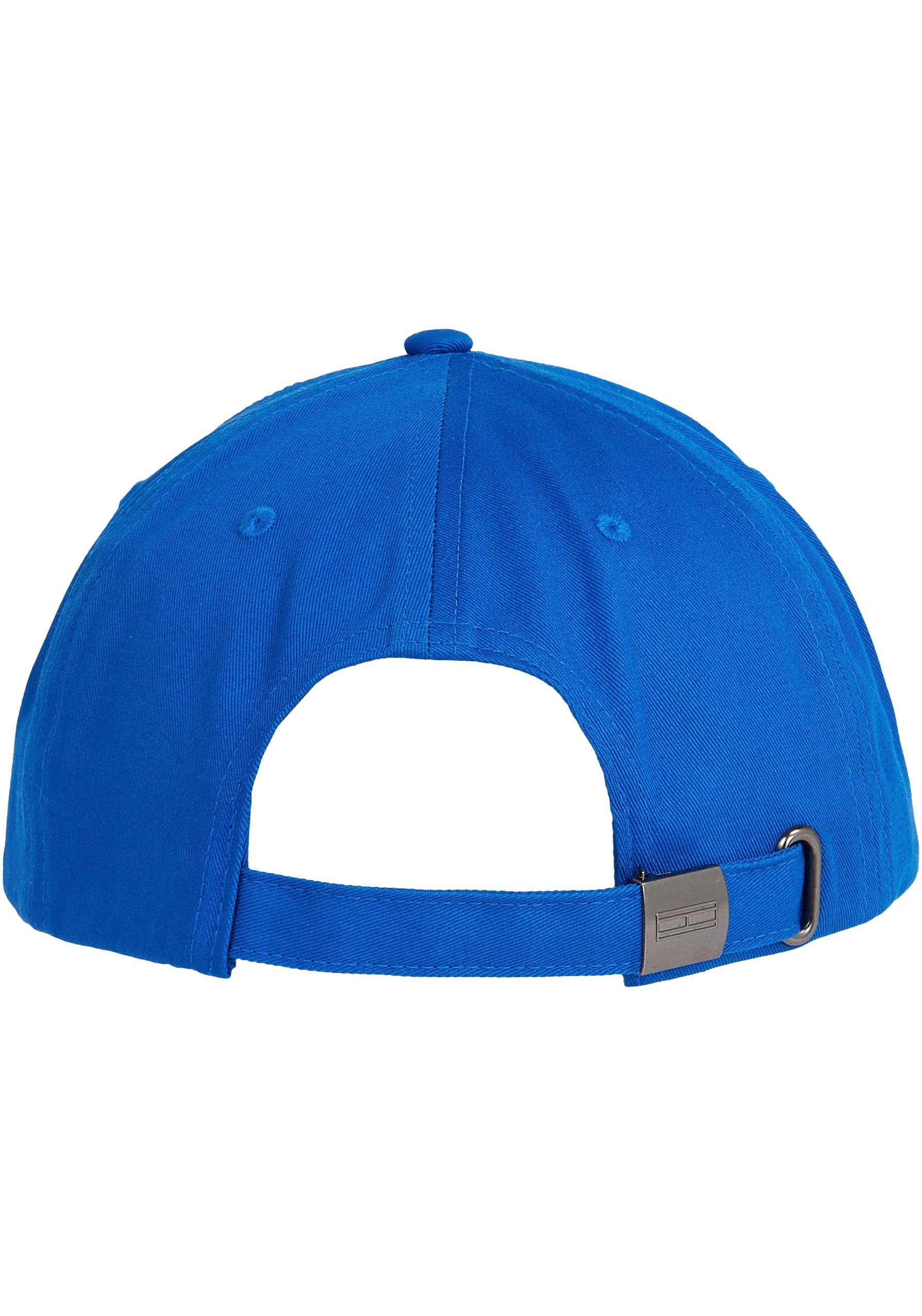 Tommy Jeans Baseball Nähten Cap passenden (1-St) farblich mit royalblau