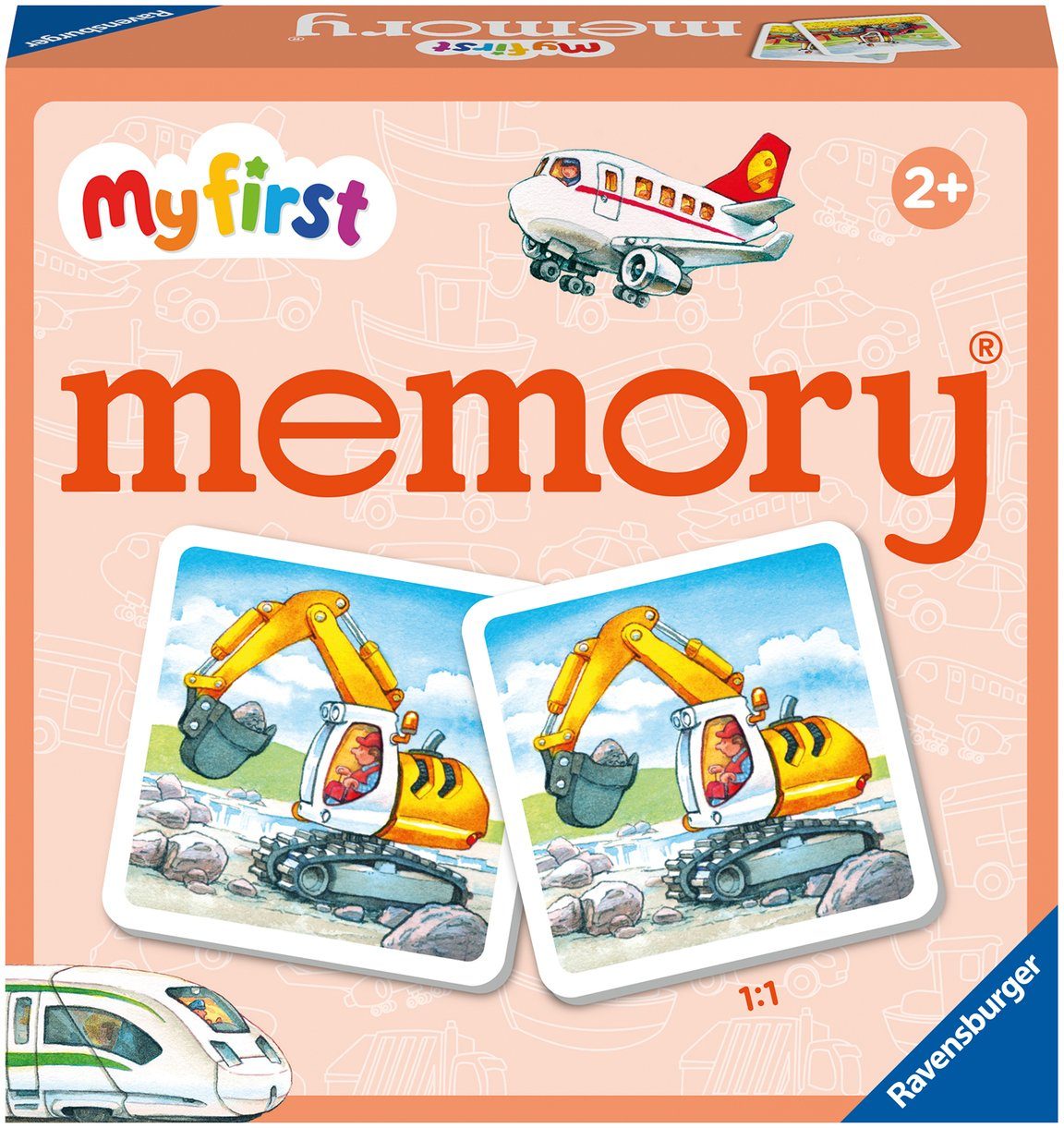 Ravensburger Spiel My first memory® Fahrzeuge, Legespiel, Made in Europe