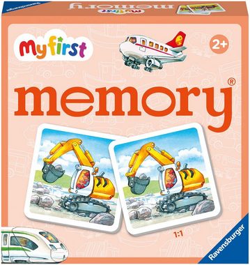 Ravensburger Spiel, Legespiel My first memory® Fahrzeuge, Made in Europe, FSC® - schützt Wald - weltweit