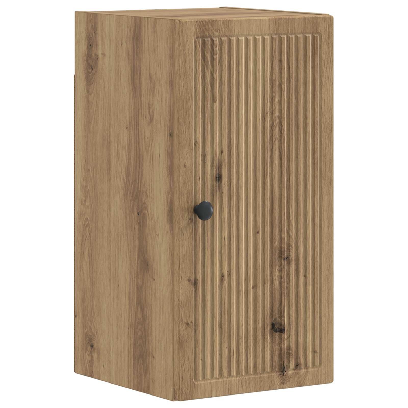 vidaXL Badezimmerspiegelschrank Badezimmer-Wandschrank EDE Artisan-Eiche 30 x 31 x 59 cm