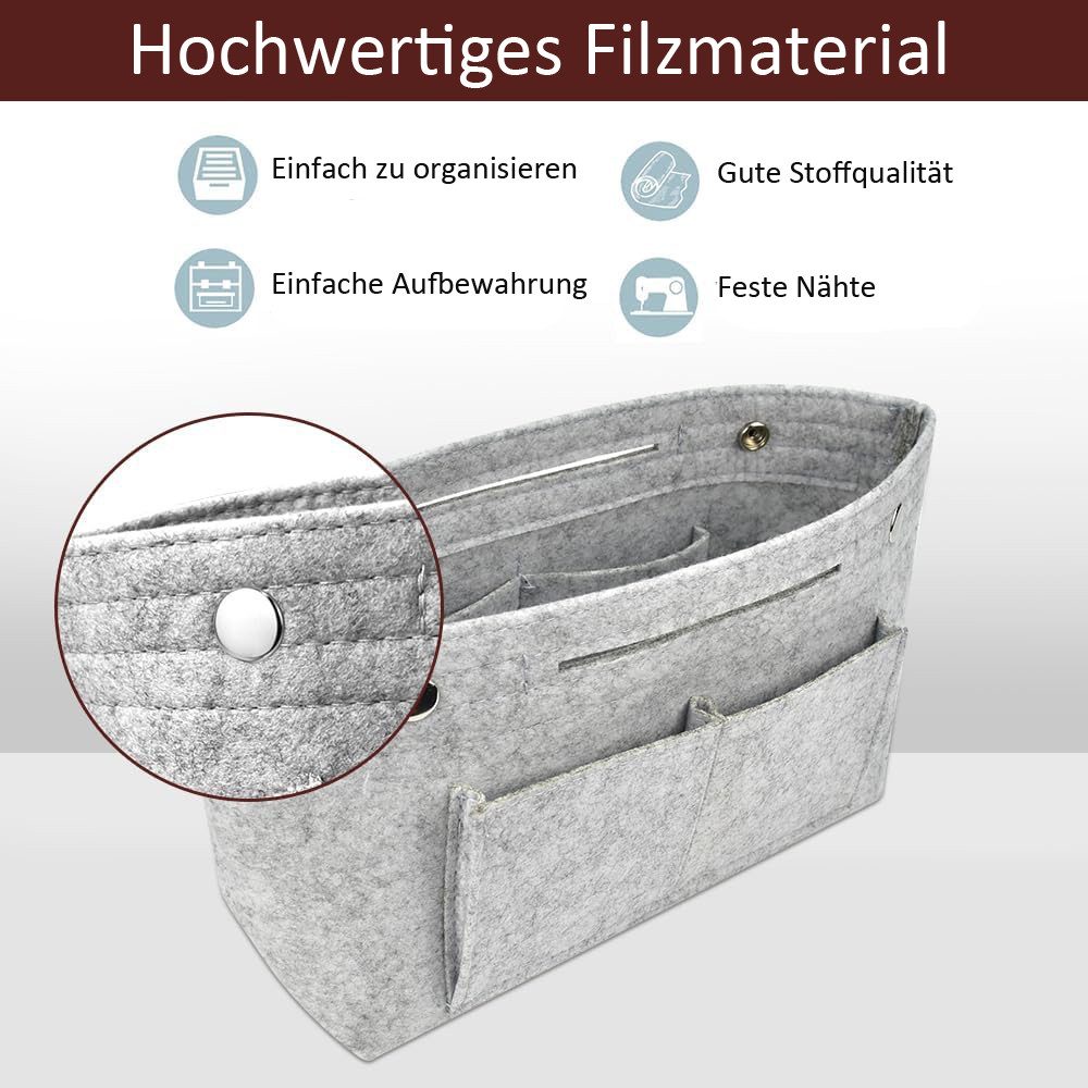 nsihing Handtasche Handtaschen-Aufbewahrungstasche, Handtaschen-Organizer, Aufbewahrungstasche für Handtaschen mit Fächern