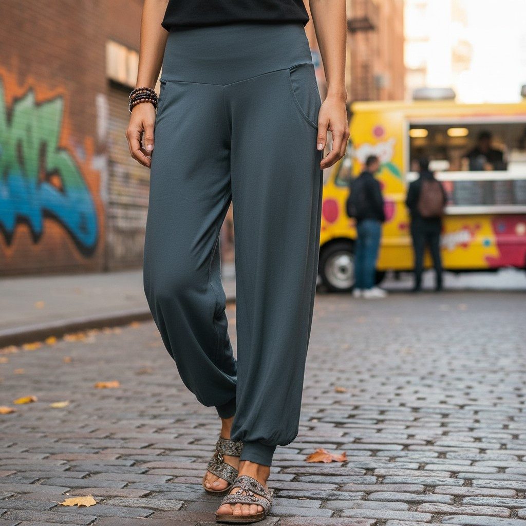 Guru-Shop Relaxhose Yogahose aus Bio-Baumwolle, Pluderhose -.. alternative günstig online kaufen