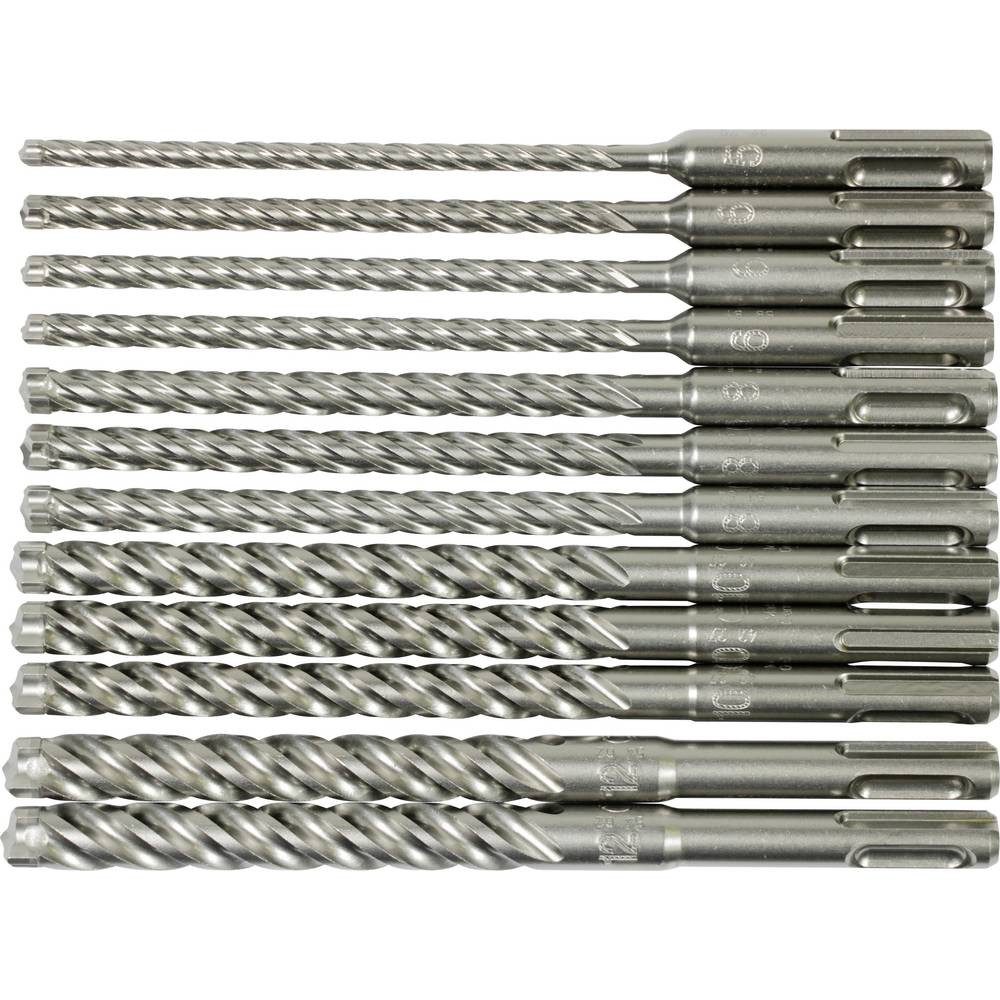 Makita Spiralbohrer Beton-Spiralbohrer-Set 5 mm, 6 mm, 8 mm, 10 mm, 12 mm Gesamtlänge 165