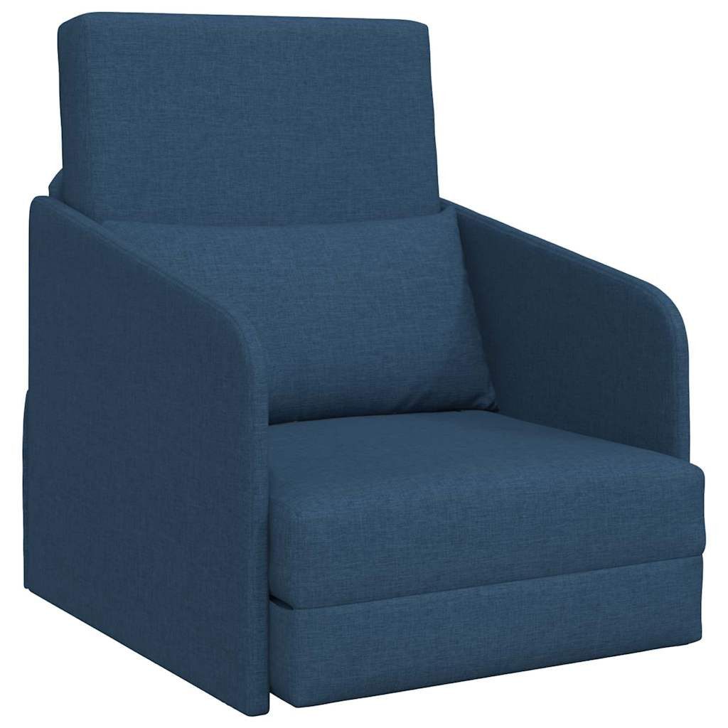 vidaXL Sofa Sofa Bett Blau 65 günstig online kaufen