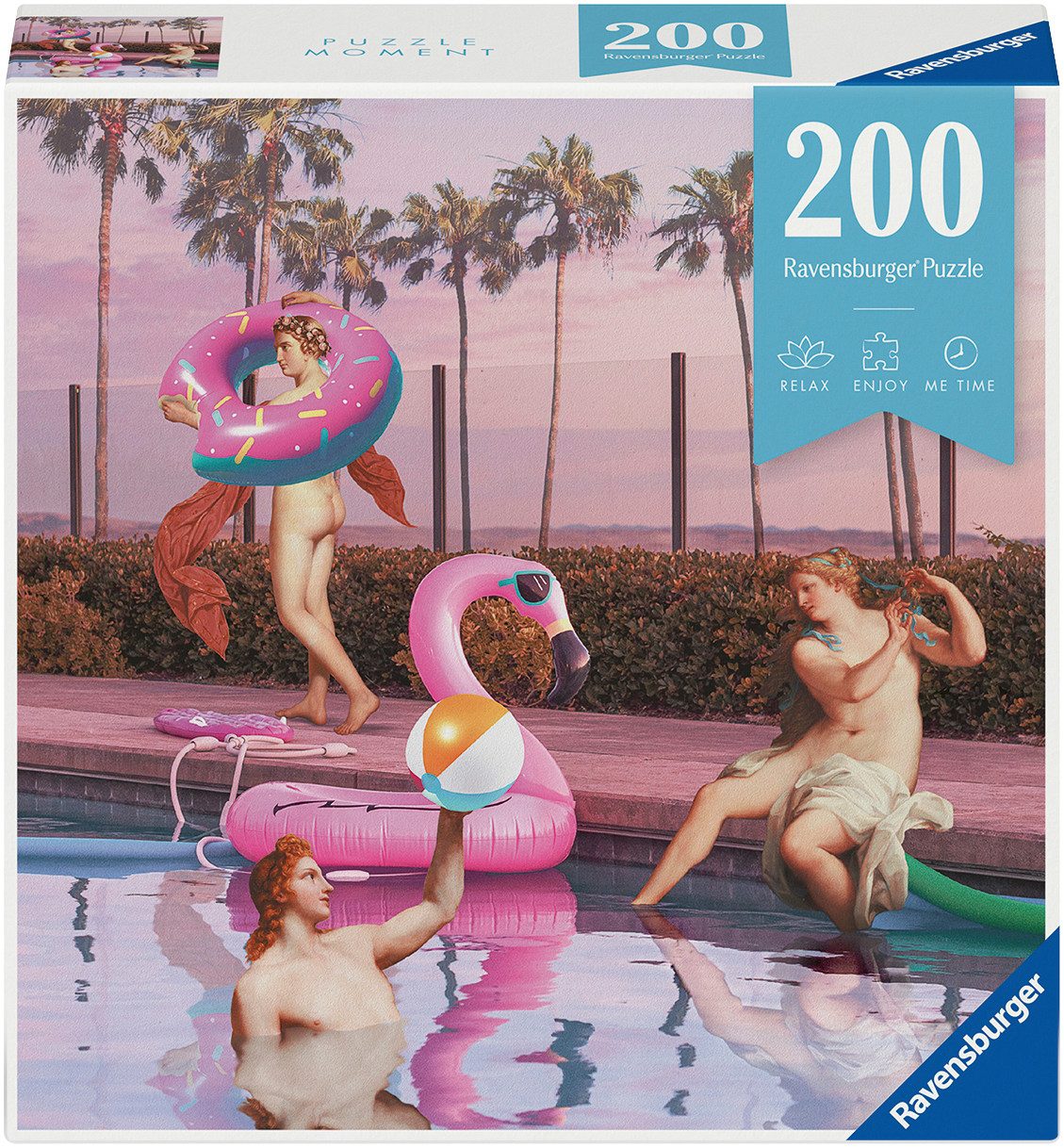 Ravensburger Puzzle Poolparty, 200 Puzzleteile, Made in Europe günstig online kaufen