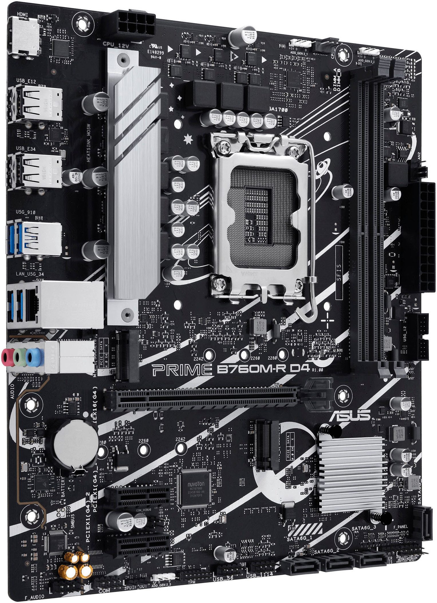 Asus PRIME B760M-R D4 Mainboard