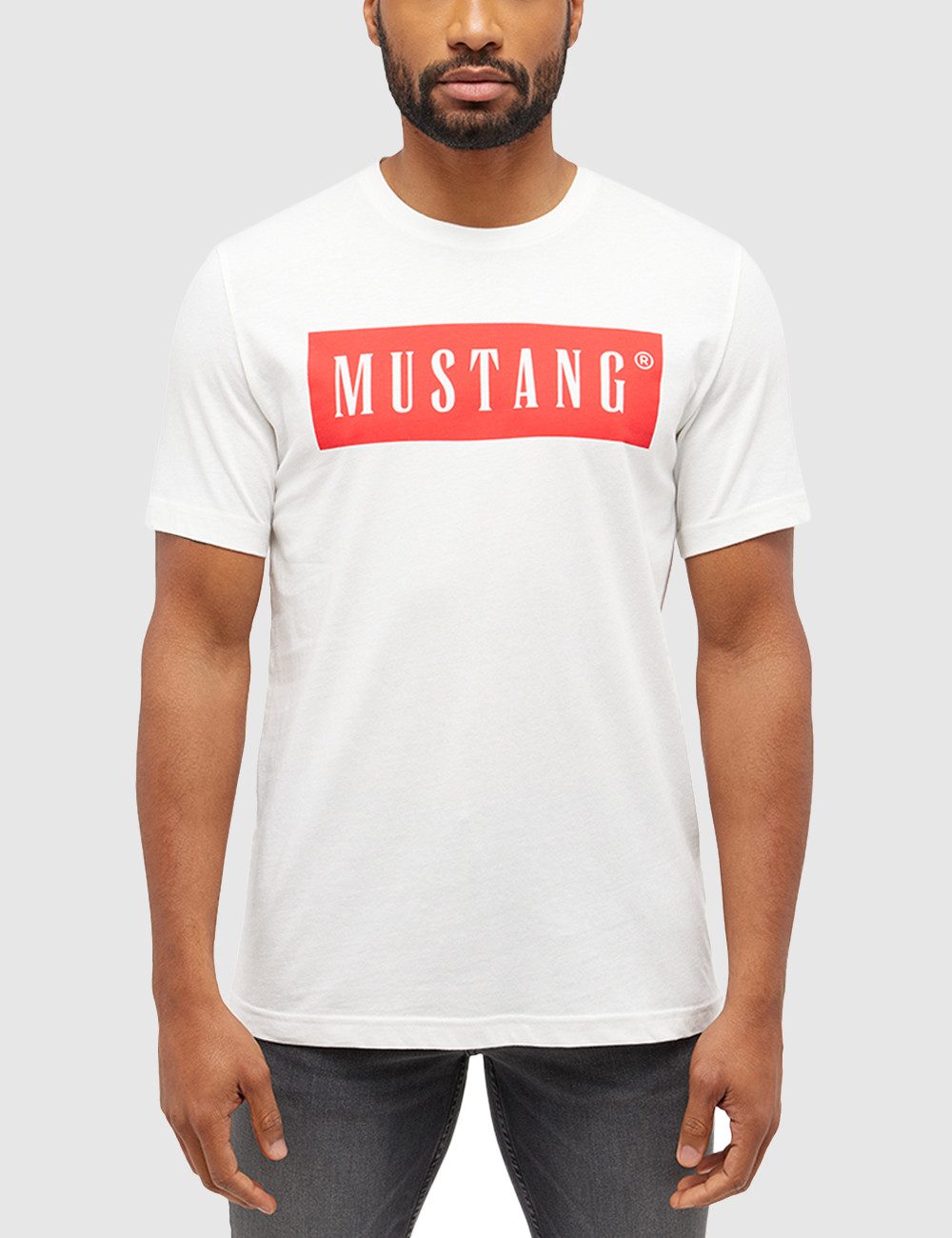 MUSTANG T-Shirt T-Shirt Austin (Set, 2er günstig online kaufen