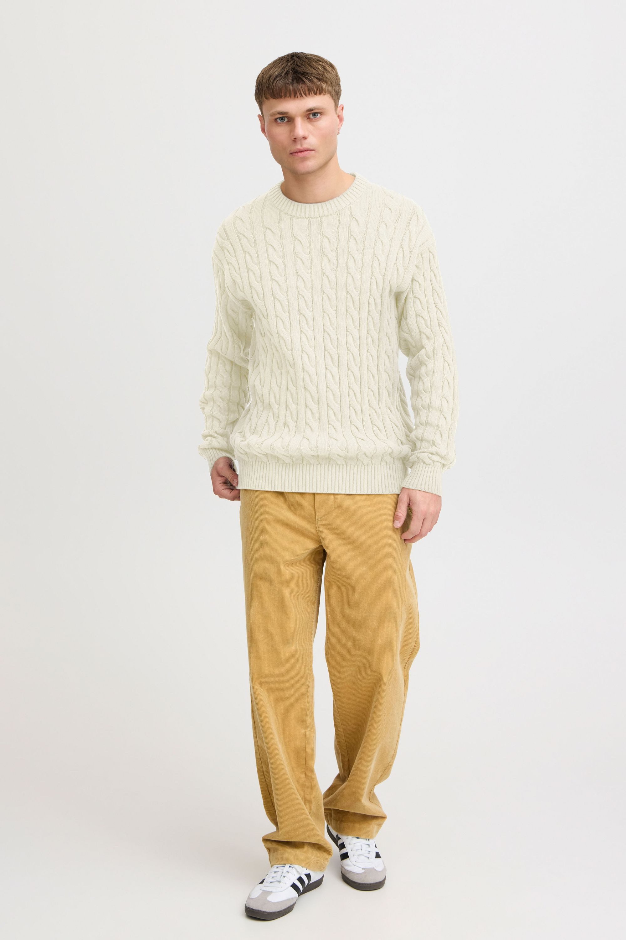 !Solid Strickpullover SDMALCOLM Schöner Strickpullover mit Zopfmuster günstig online kaufen