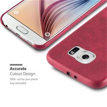 Cadorabo Handyhülle Samsung Galaxy S6 Samsung Galaxy S6, Handy Schutzhülle - Hülle - Robustes Hard Cover Back Case Bumper