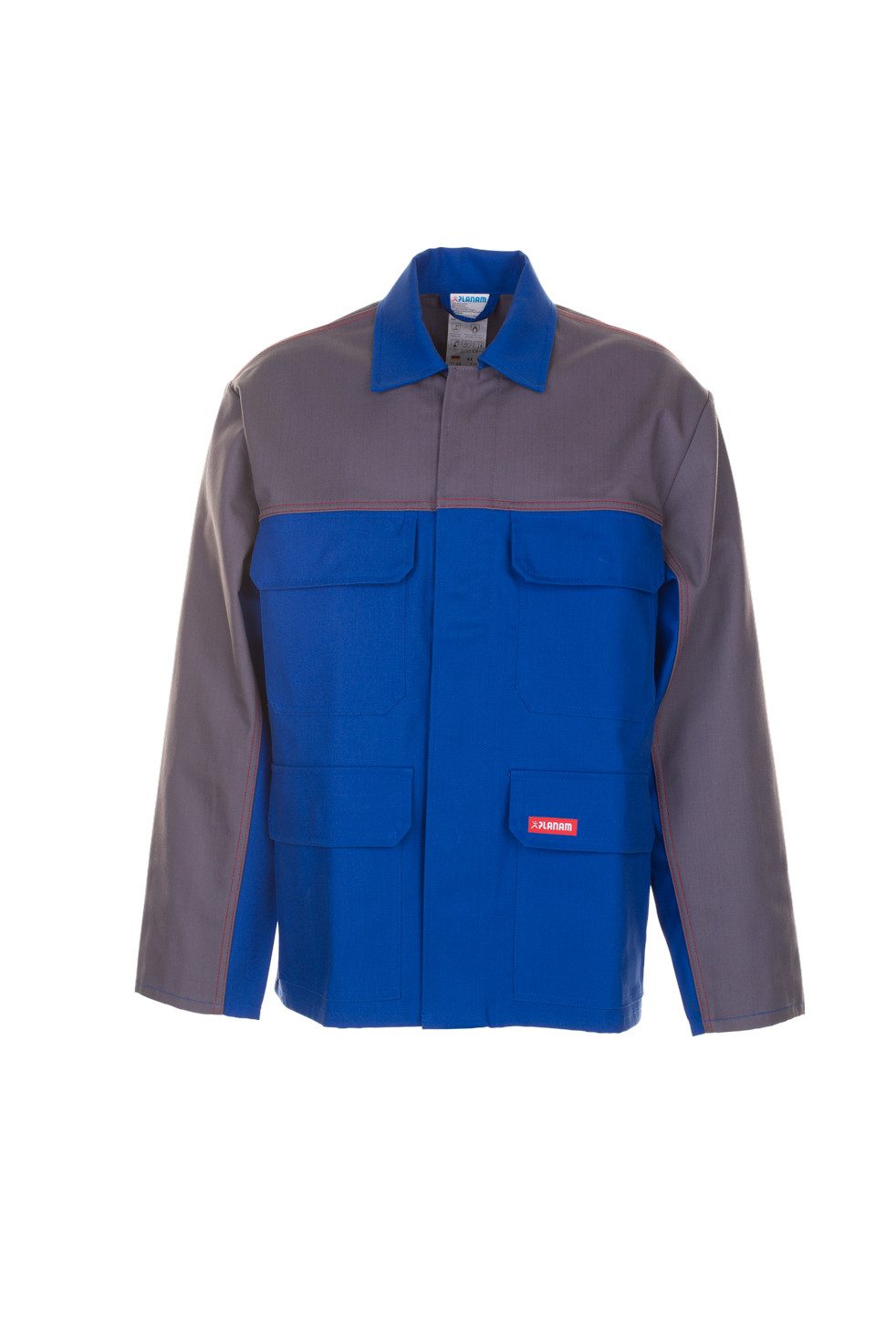 Planam Arbeitsjacke PLANAM Herren Jacke TDL MAJOR-PROTECT Kornblumenblau/Grau