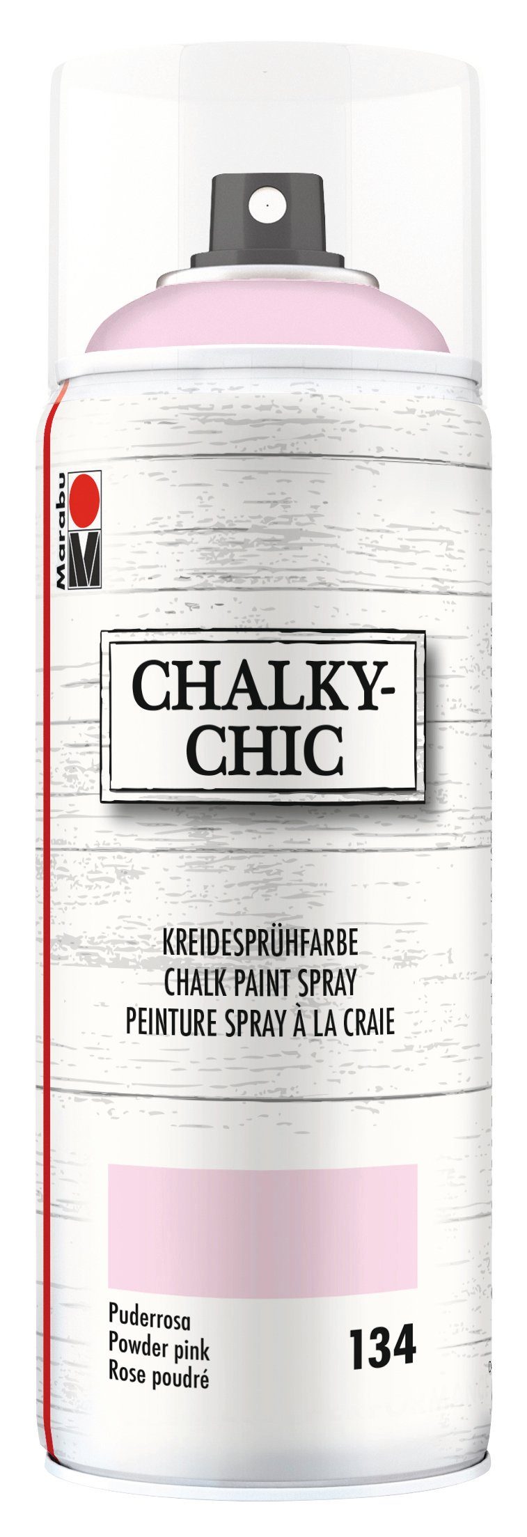 Marabu Sprühfarbe Kreidesprühfarbe CHALKY-CHIC, 400 ml Puderrosa