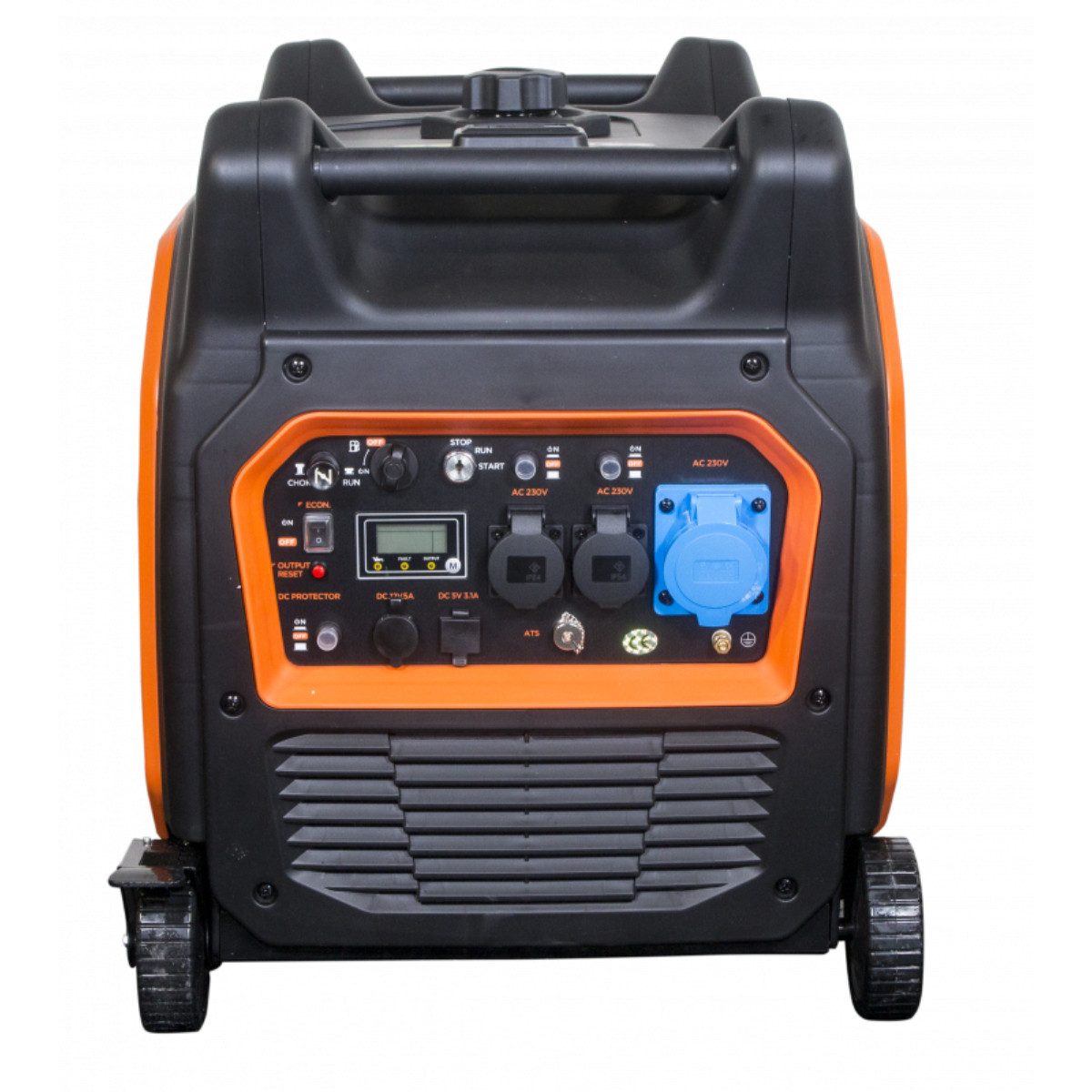 Black + Decker Stromgenerator Black + Decker Inverter Stromaggregat Benzin 6500 Watt BXGNi6500, 6,50 in kW, 100% Kupfer