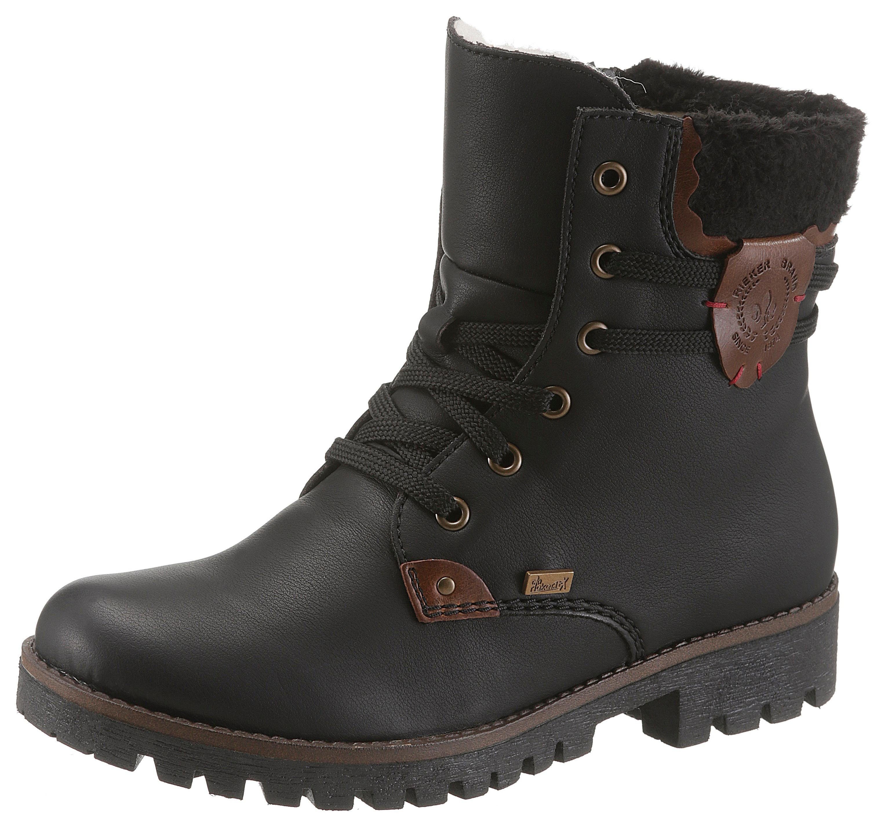 Rieker Winterboots, Winterstiefelette, Schnürstiefelette, Boots mit Tex-Ausstattung
