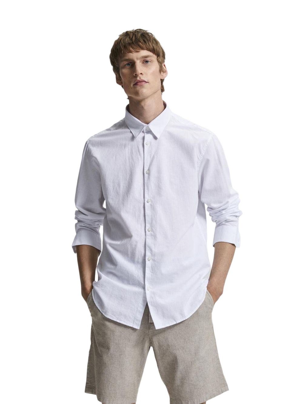 SELECTED HOMME Langarmhemd SLHREGSUN SHIRT LS CLASSIC (1-tlg)
