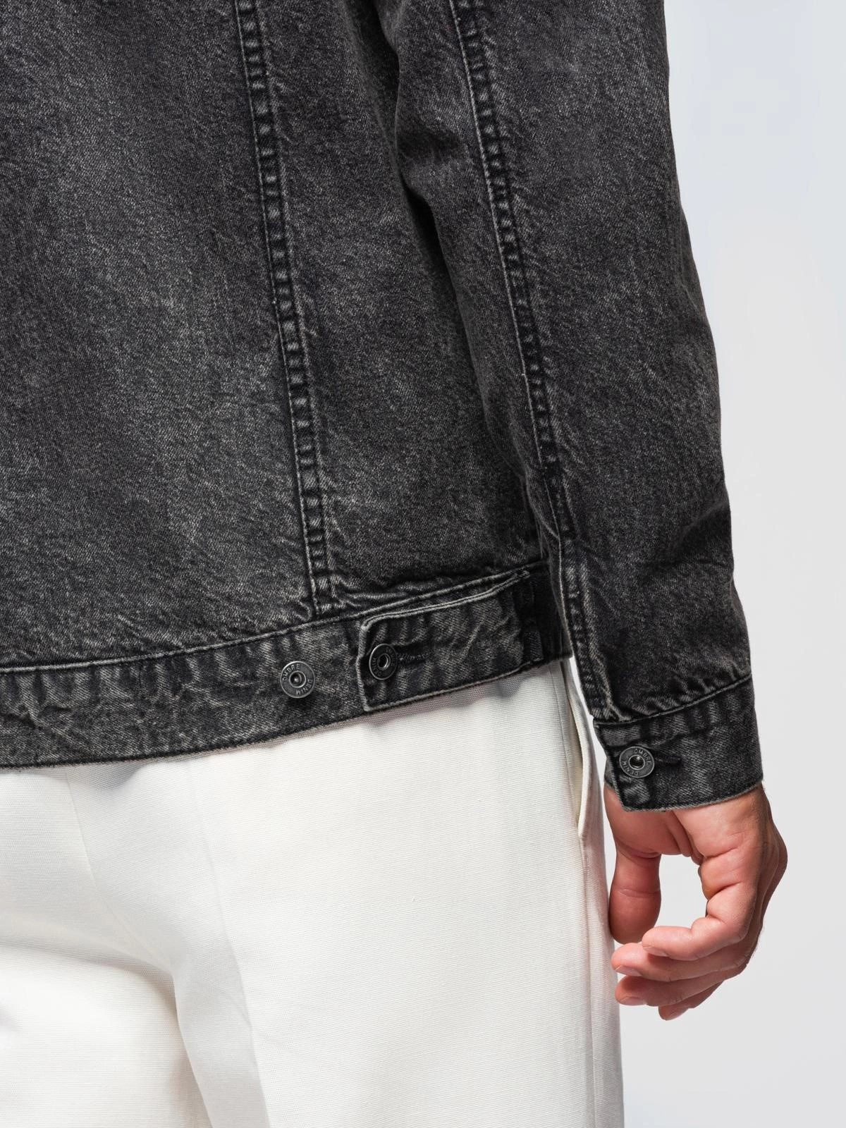 OMBRE Jeansjacke Herren-Jeansjacke mit Waschung