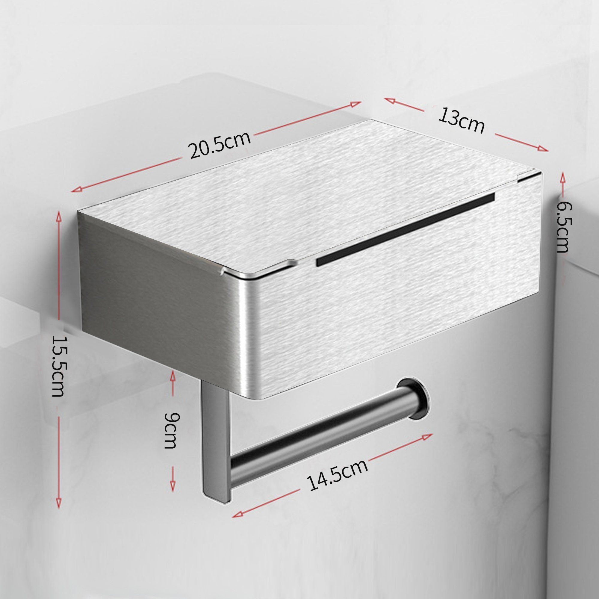 SEHAUSEU Toilettenpapierhalter edelstahl selbstklebend oder Bohren, günstig online kaufen