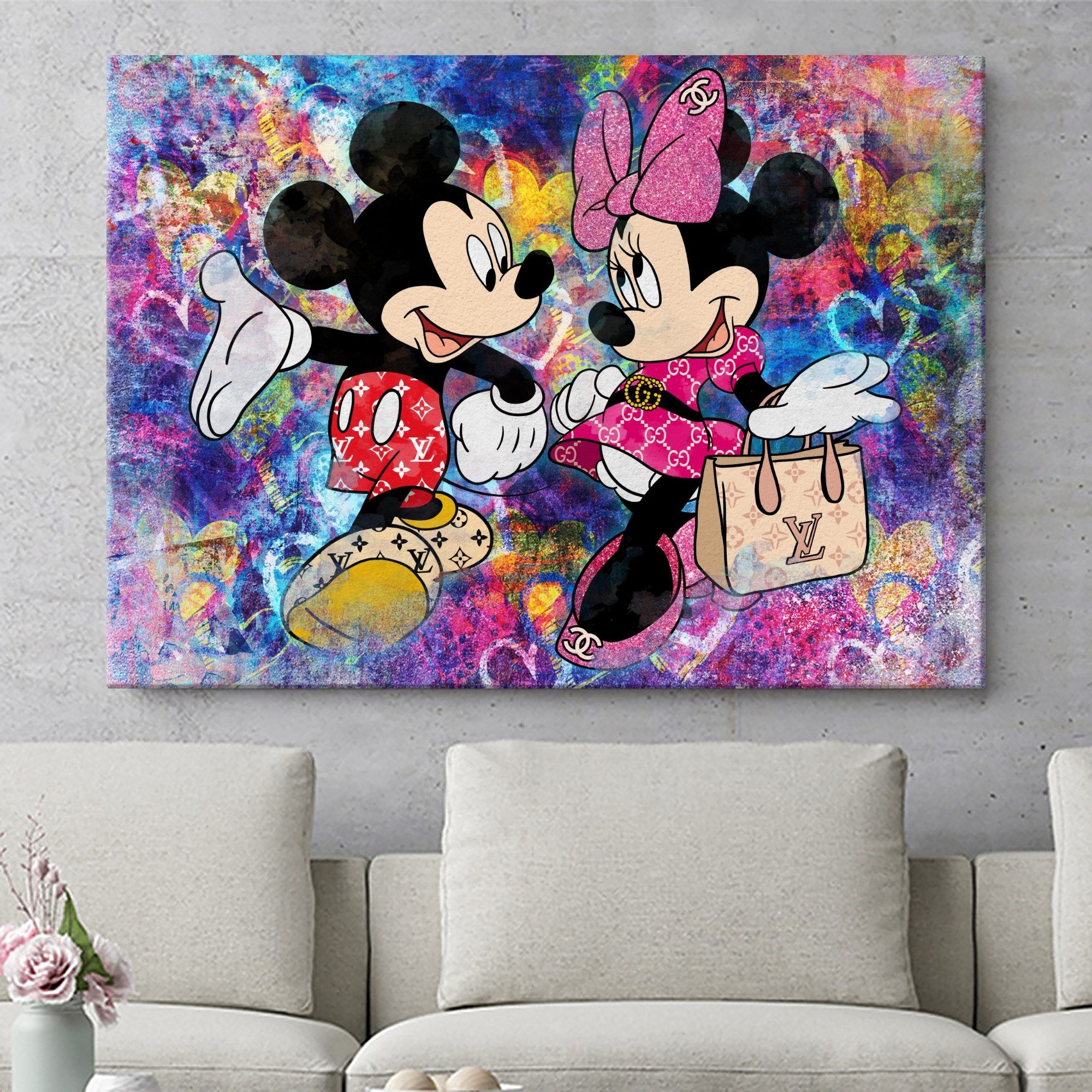 Artmazing Leinwandbild Love in Colors, XXL günstig online kaufen