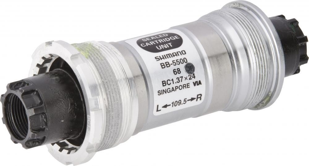 Shimano Fahrradpedale SHIMANO Innenlager 105 68/109mm BSA - Zuverlässige Kraftübertragung fü