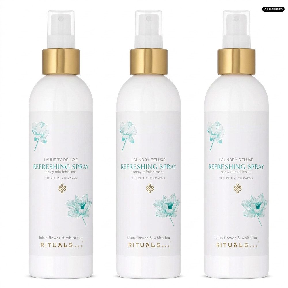Rituals Raumduft Rituals The Ritual of Karma LOTUS WHITE TEA 3er Set (Vorteilspack mit drei Textil-Duftsprays)