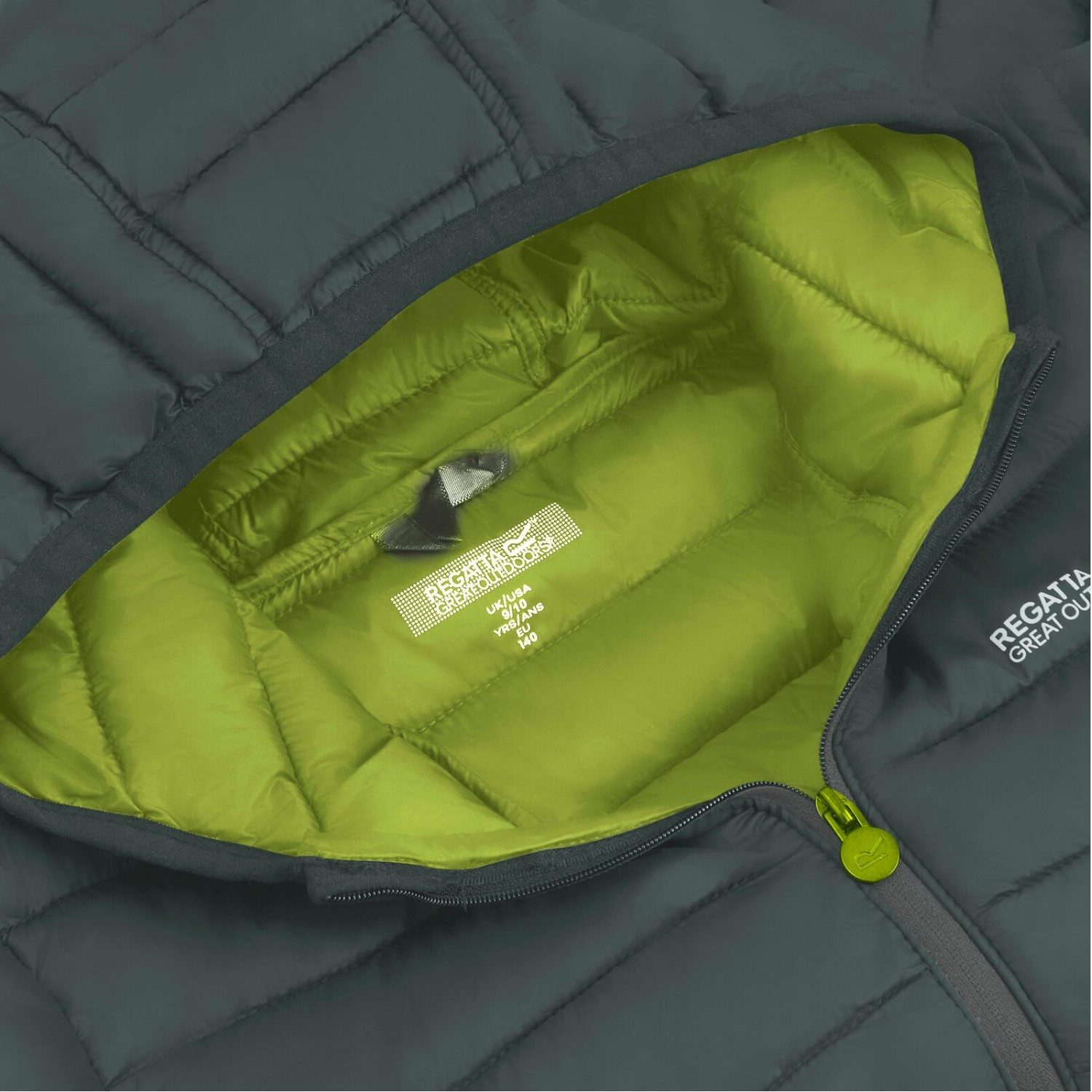 Regatta Funktionsjacke Marizion Baffle-Jacke / Steppjacke mit Kapuze – Bild 5 von 5