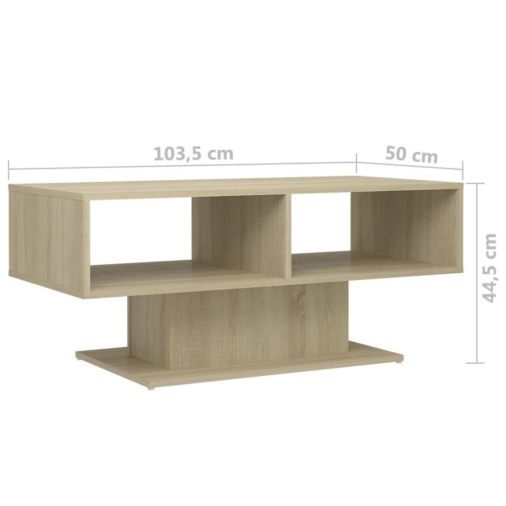 Sonoma-Eiche 103,5x50x44,5 Spanplatte furnicato cm Couchtisch