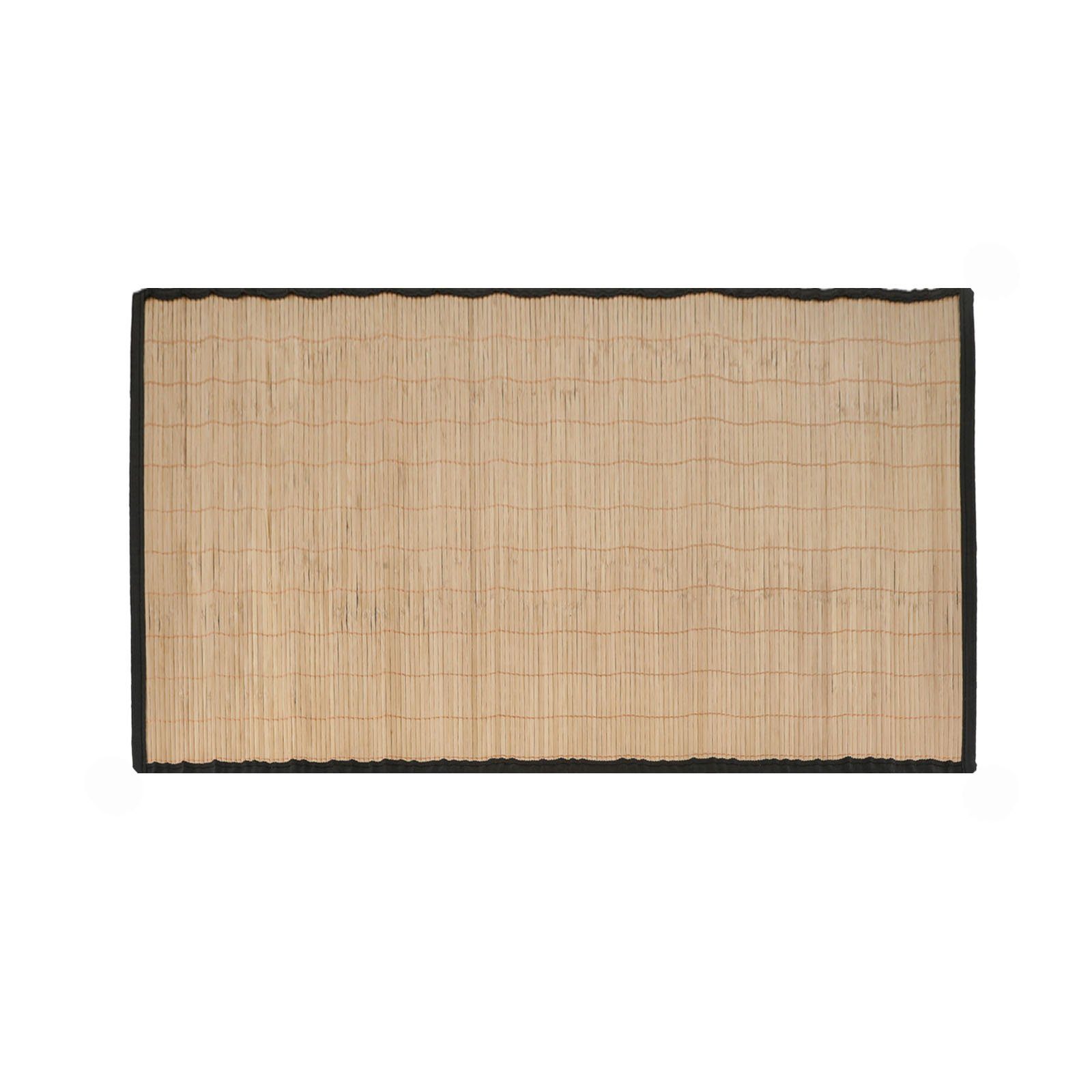Fußmatte Bambusmatte Bad Küche Flur Läufer Vorleger Küchenteppich Badteppich, HAC24, Rechteckig, Höhe: 5 mm, Bambus 60 x 90 cm Rutschfest